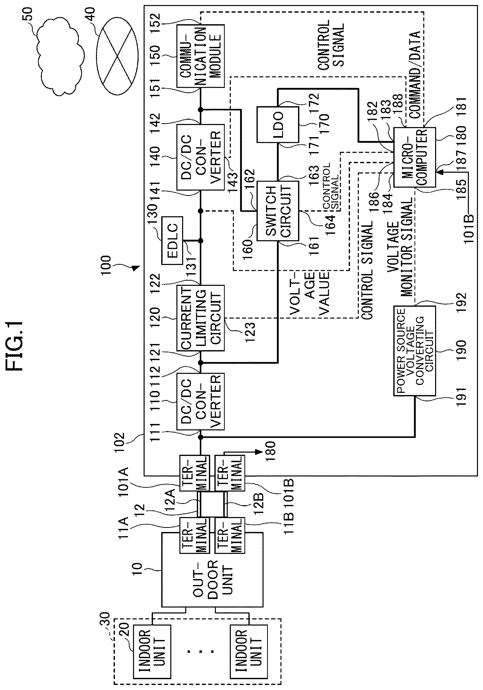 Patent US12620824 — Communication adapter — Figure 1