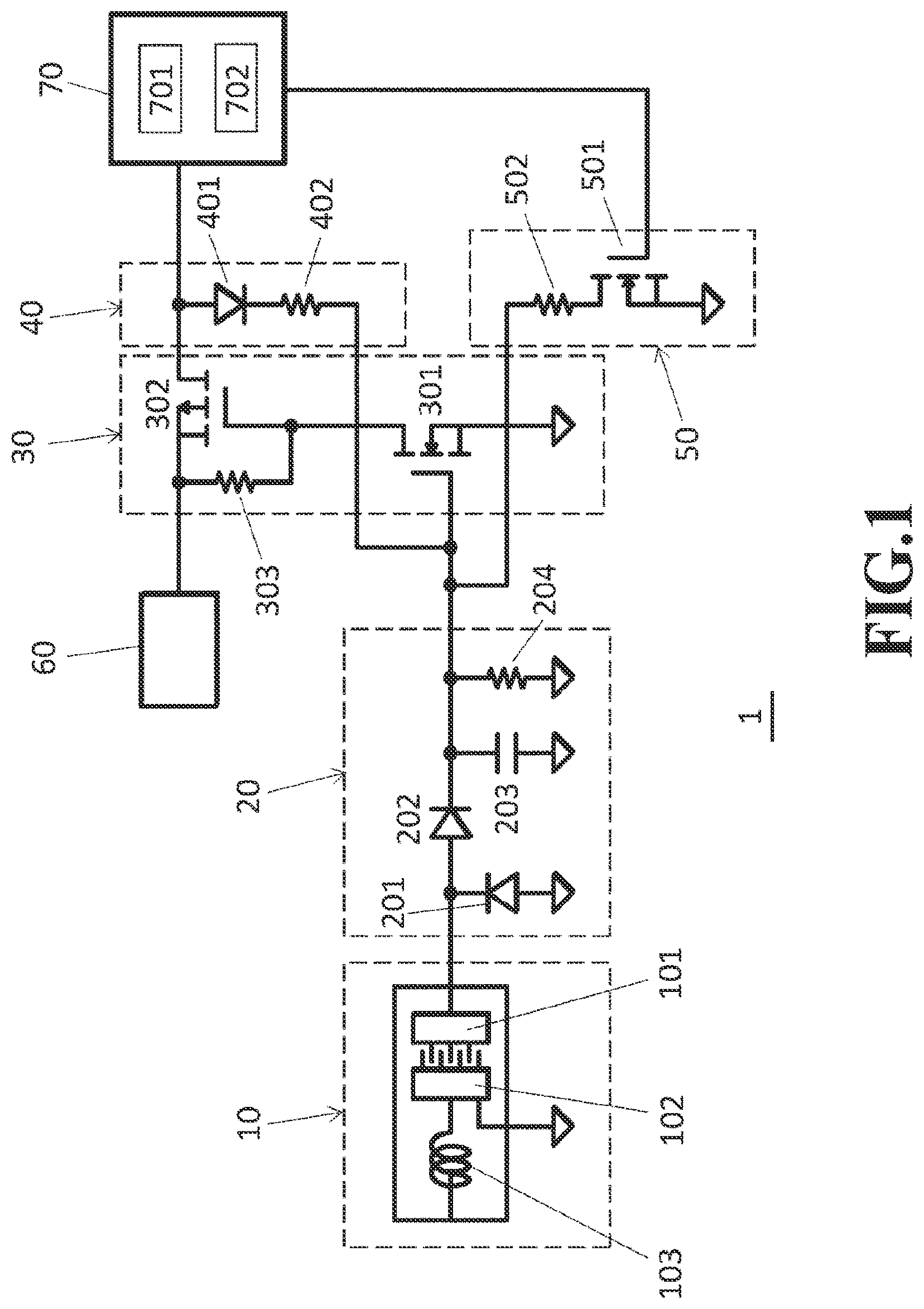 Patent US12620833 — Monitoring device — Figure 1