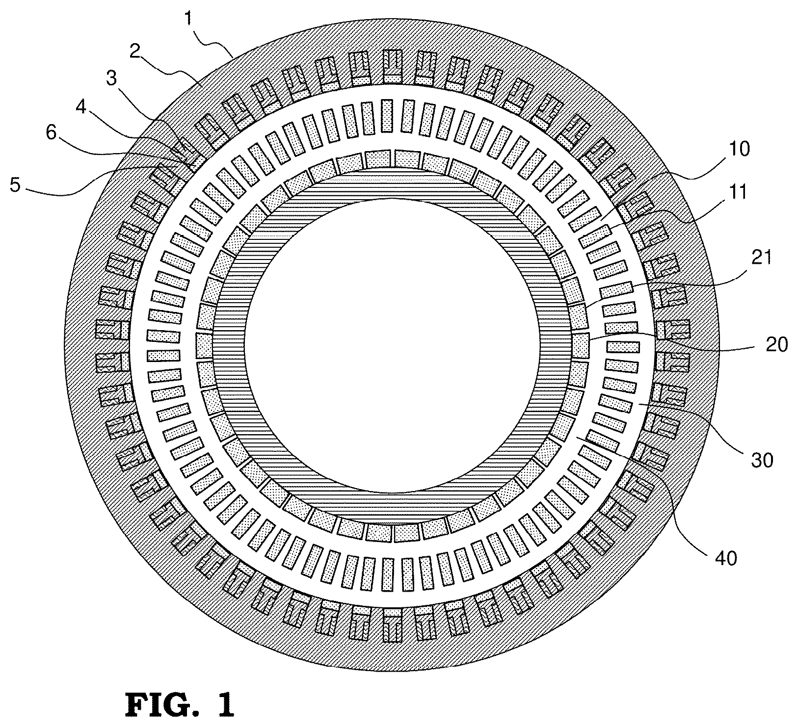 Patent US12620846 — Permanent magnet-type rotary electric machine — Figure 1