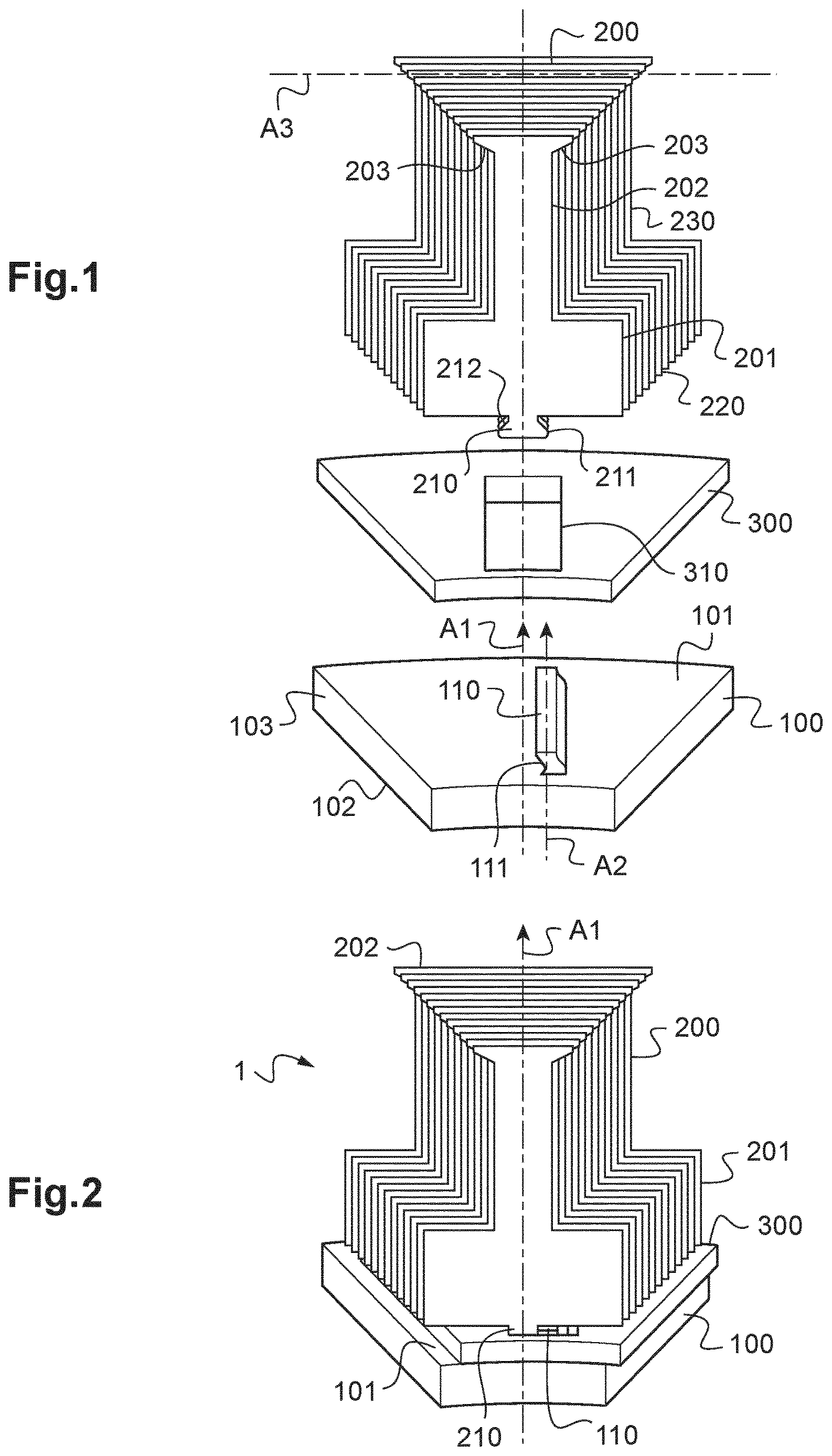 Patent US12620848 — Stator body for an axial flux electric machine — Figure 1