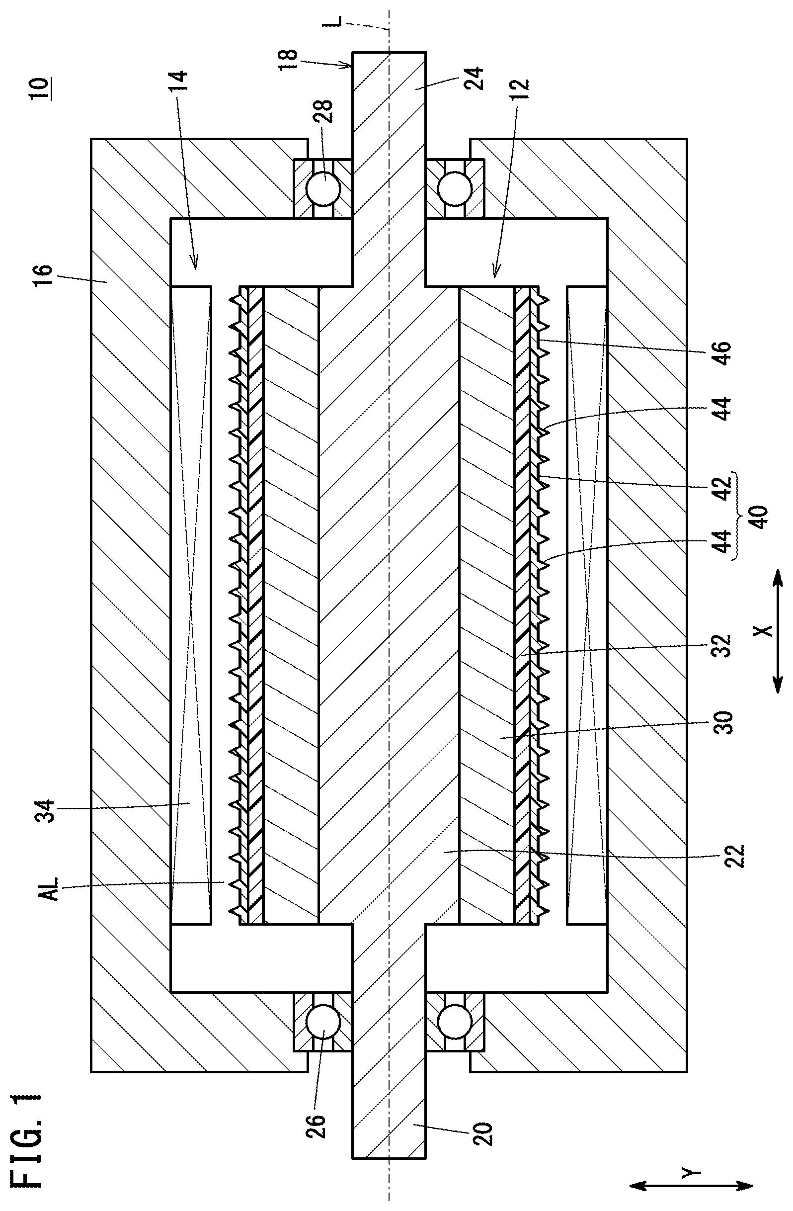 Patent US12620853 — Rotating electric machine and method for manufacturing rotor — Figure 1