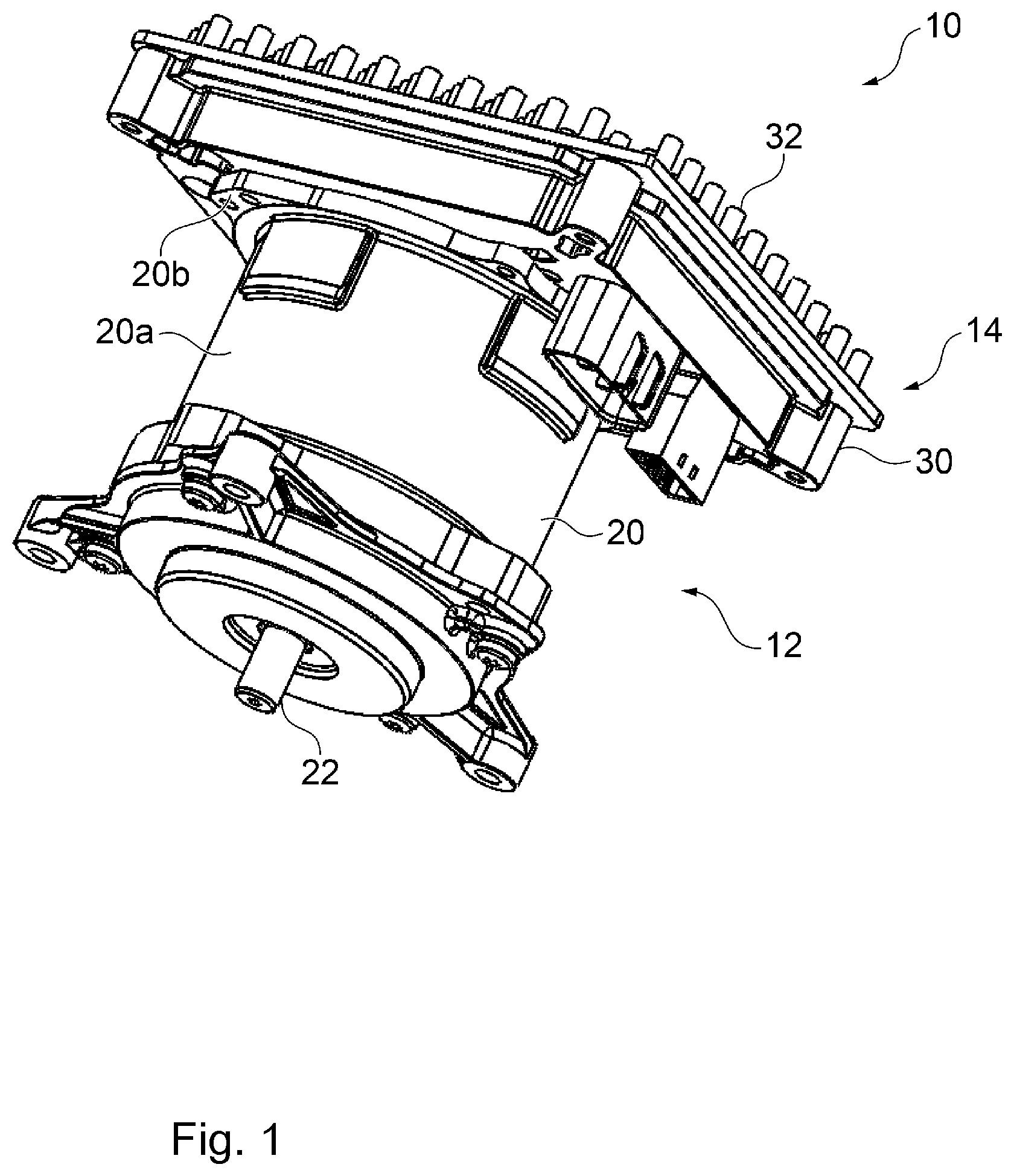 Patent US12620864 — Cover member and a motor unit — Figure 1