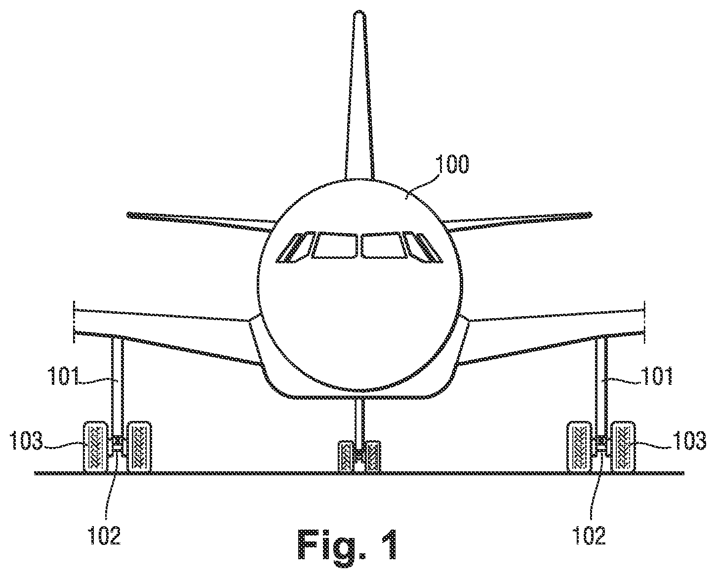 Patent US12620882 — Eddy current magnetic braking device, braked vehicle wheel and aircraft landing gear equipped with such a wheel — Figure 1