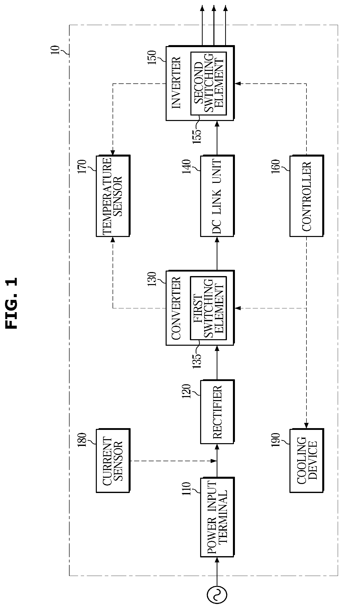 Patent US12620892 — Power supply, electronic device, and method for controlling same — Figure 1