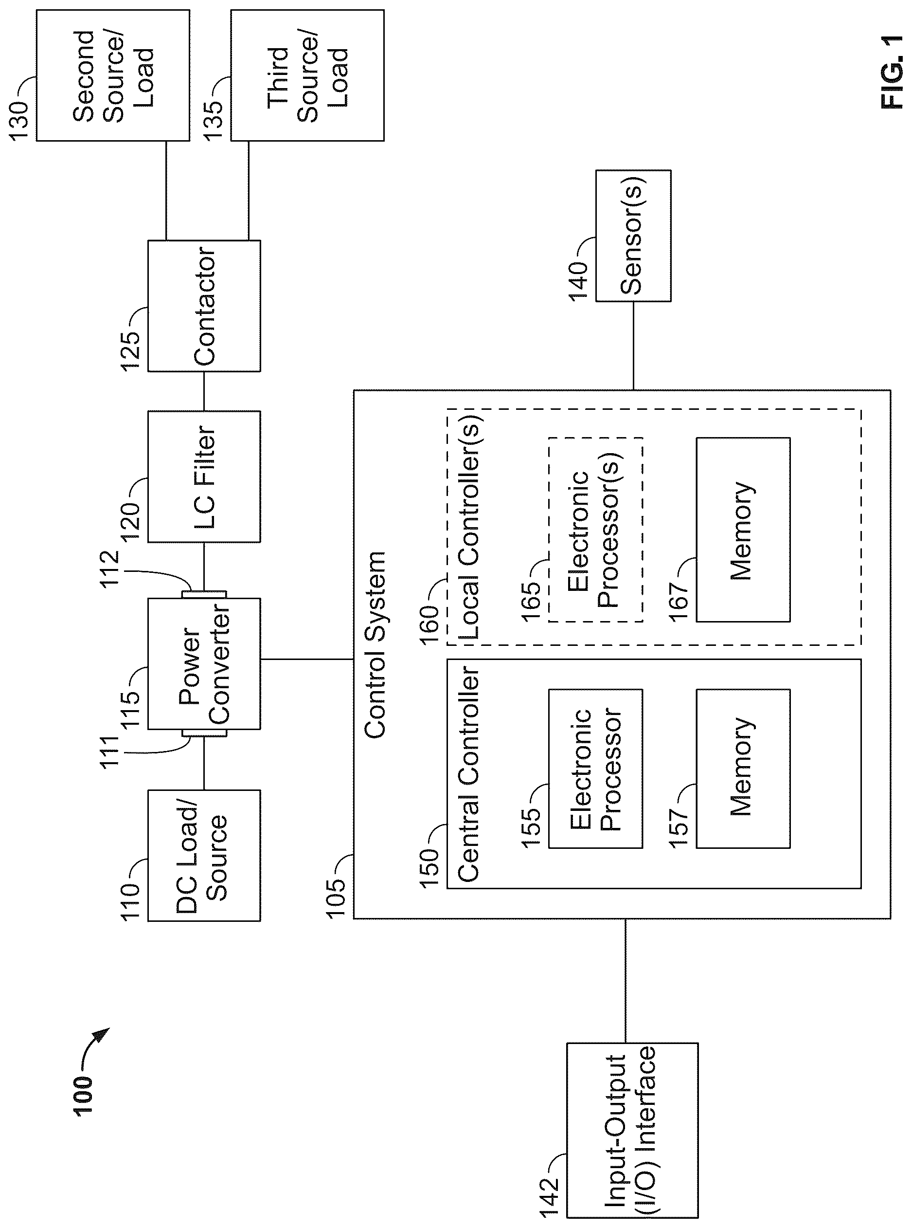 Patent US12620914 — Systems and methods for control of nonisolated bidirectional power converters — Figure 1