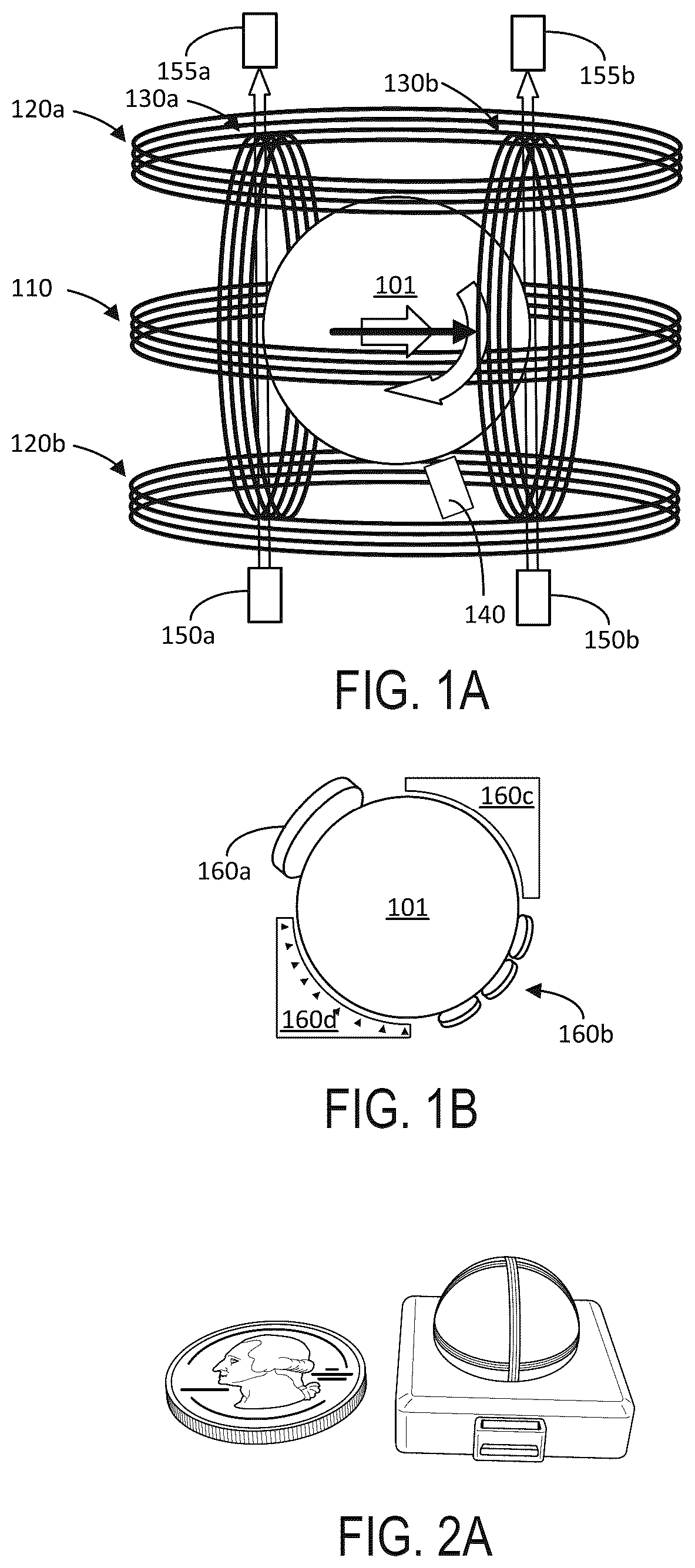 Patent US12620915 — Magnetic levitation of permanent magnet for three-axis attitude control — Figure 1