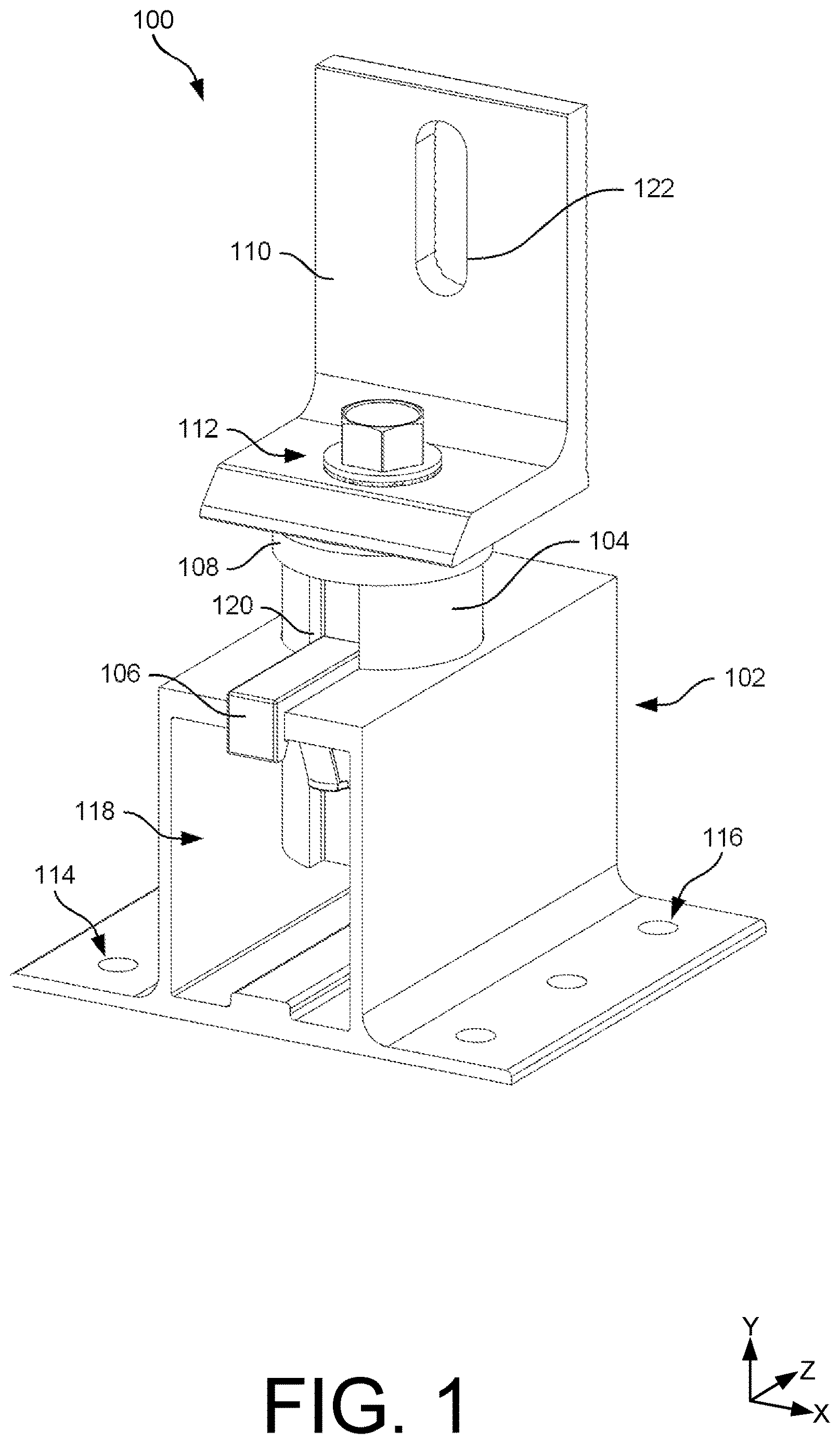 Patent US12620927 — Mounting system for replacement tile(s) and photovoltaic module(s) — Figure 1