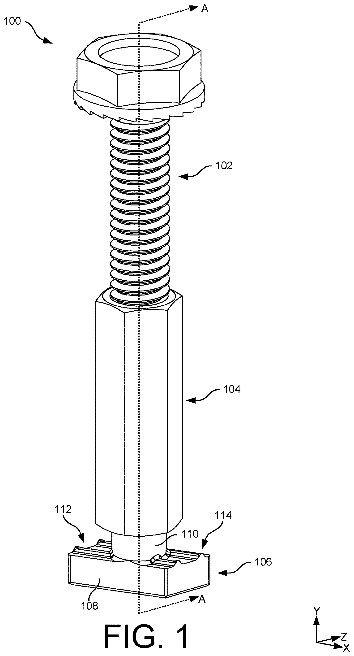 Patent US12620931 — Clamping mechanism for grounding photovoltaic module(s) — Figure 1