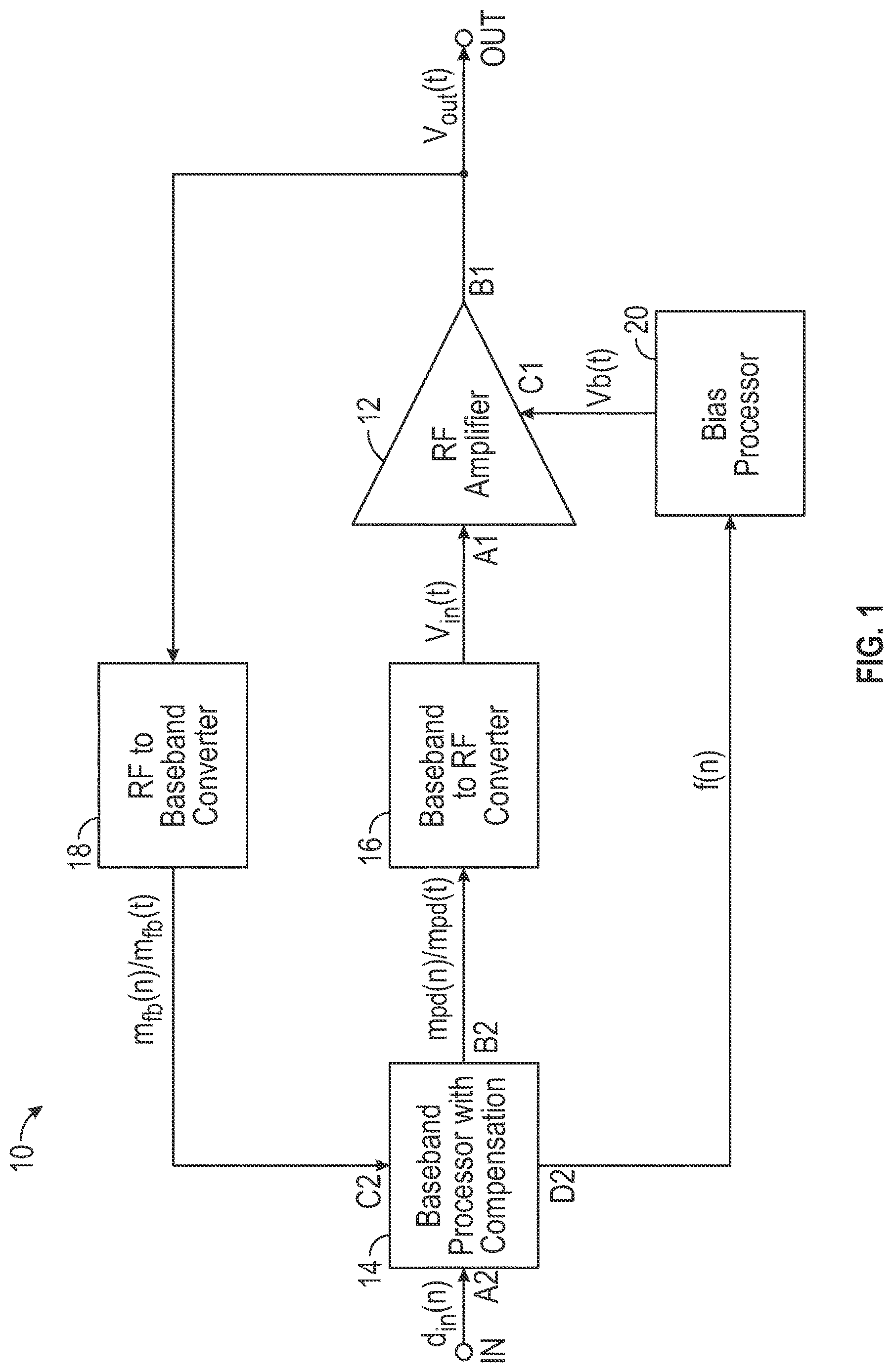 Patent US12620943 — Transmitter system with hybrid digital drift/trap compensation — Figure 1