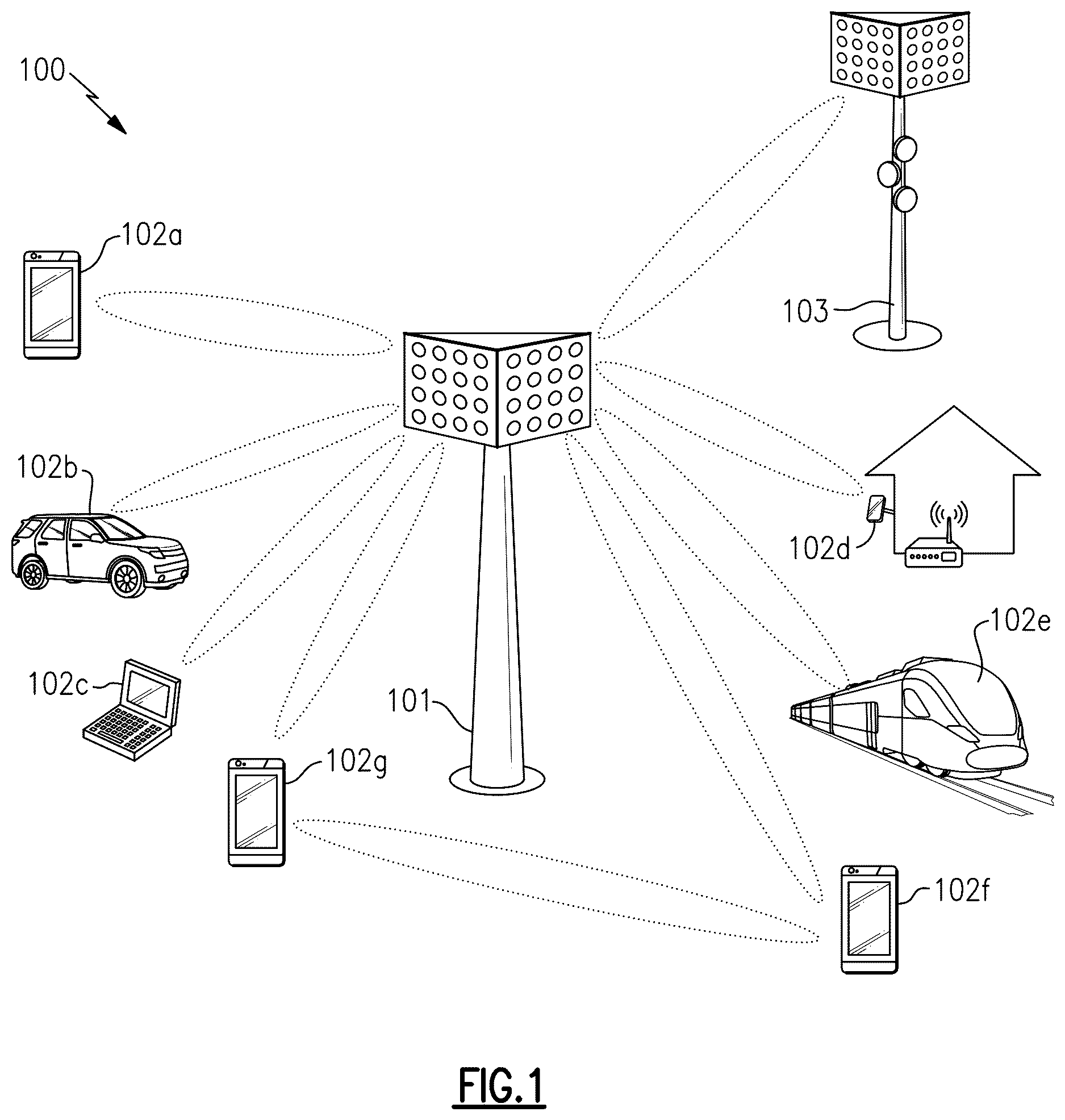 Patent US12620947 — Power amplification system for high modulation bandwidth — Figure 1