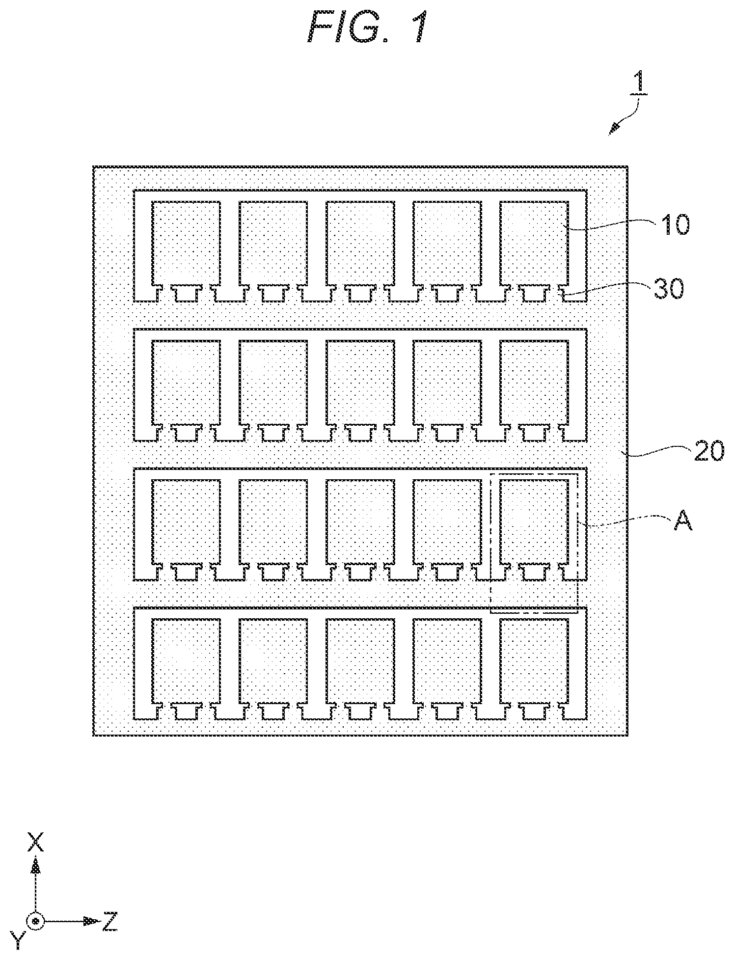Patent US12620956 — Method for manufacturing resonator element and resonator element assembly — Figure 1