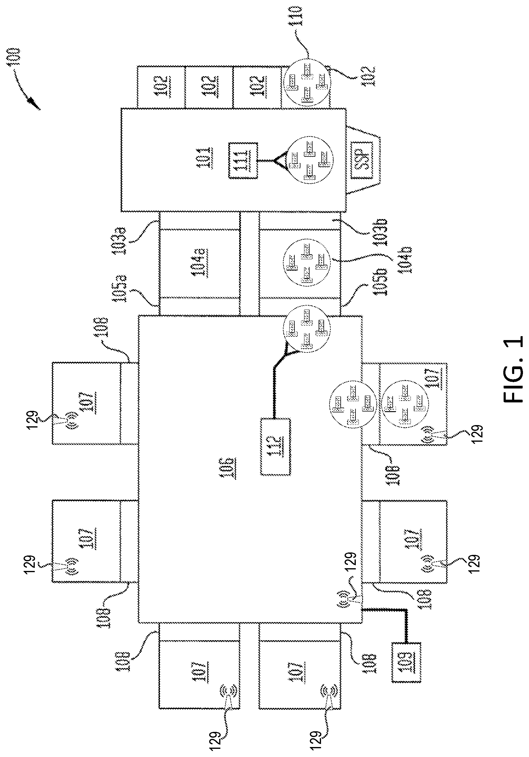 Patent US12620962 Figure 1 – Surface acoustic wave sensor assembly