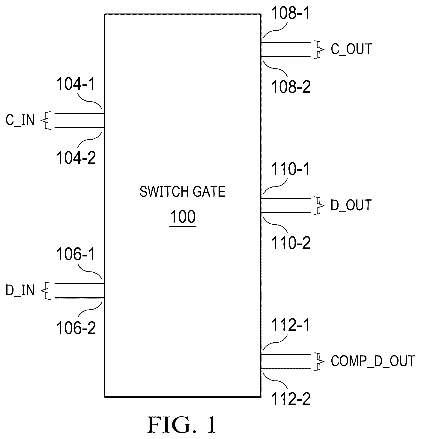Patent US12620993 — Ballistic superconducting circuit for asynchronous reversible logic element — Figure 1