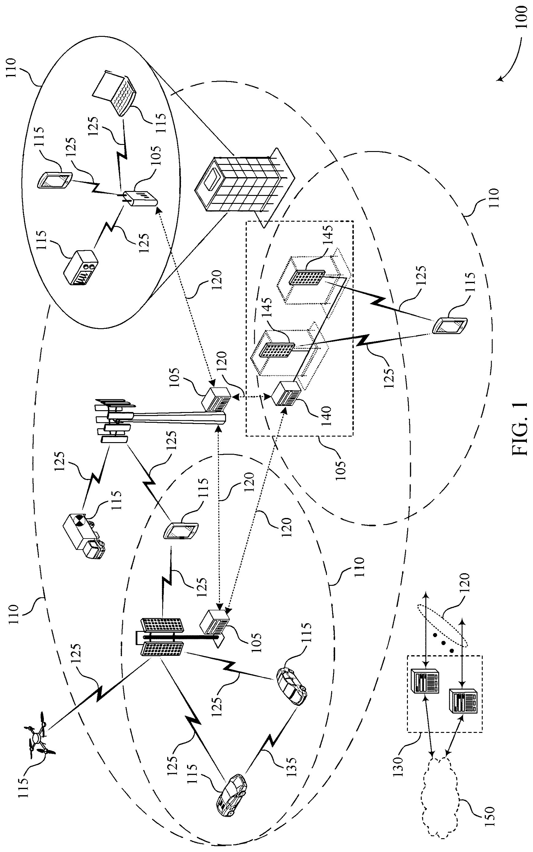 Patent US12621036 Figure 1 – Spatial domain transmission relation considerations for shared channel repetitions