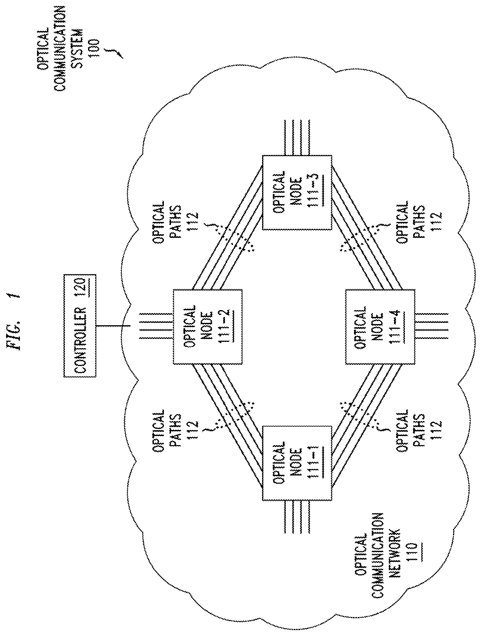 Patent US12621076 — Add/drop capability for spatial division multiplexed optical systems — Figure 1
