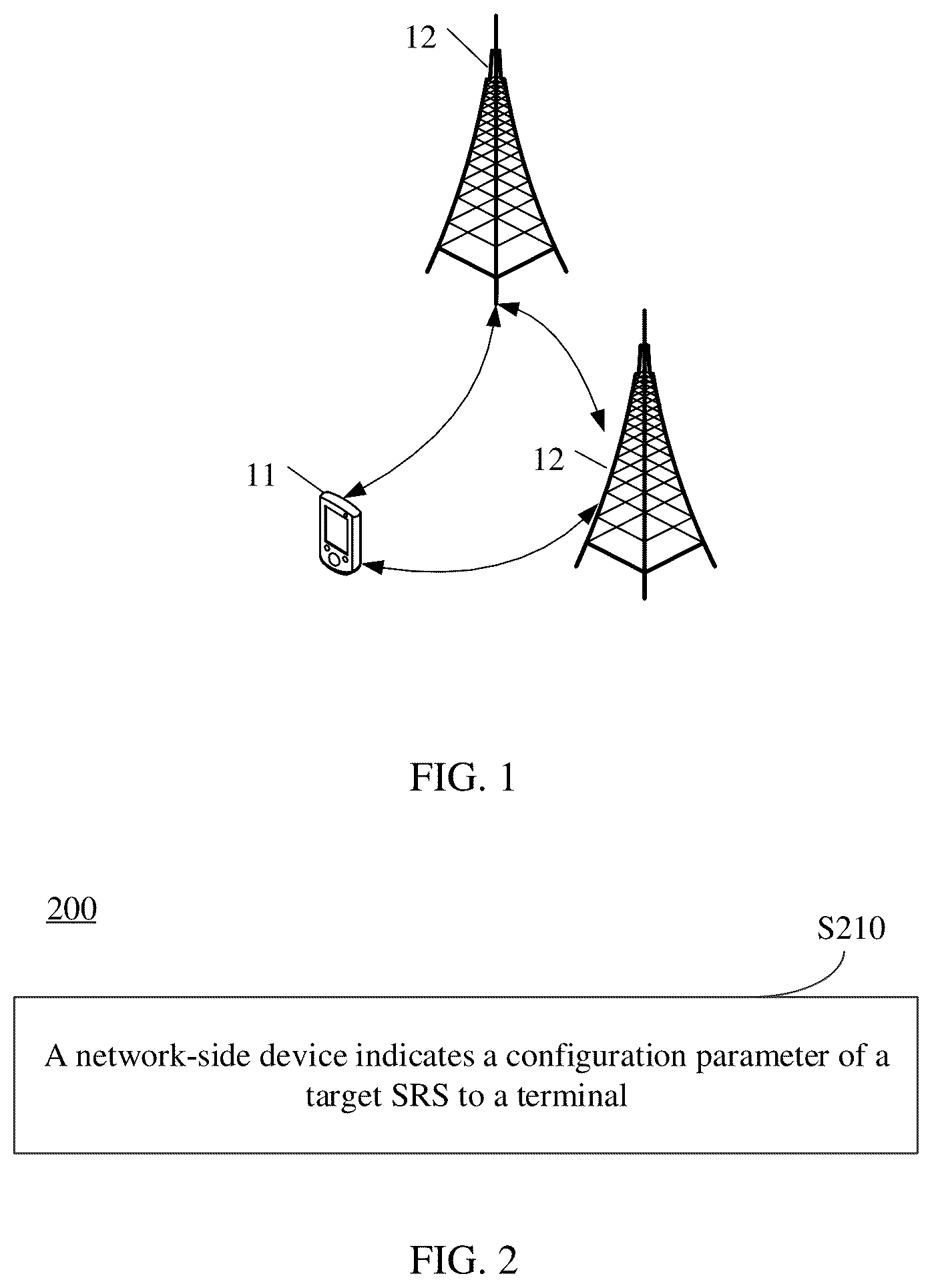 Patent US12621104 — Sounding reference signal configuration method, terminal and network-side device — Figure 1