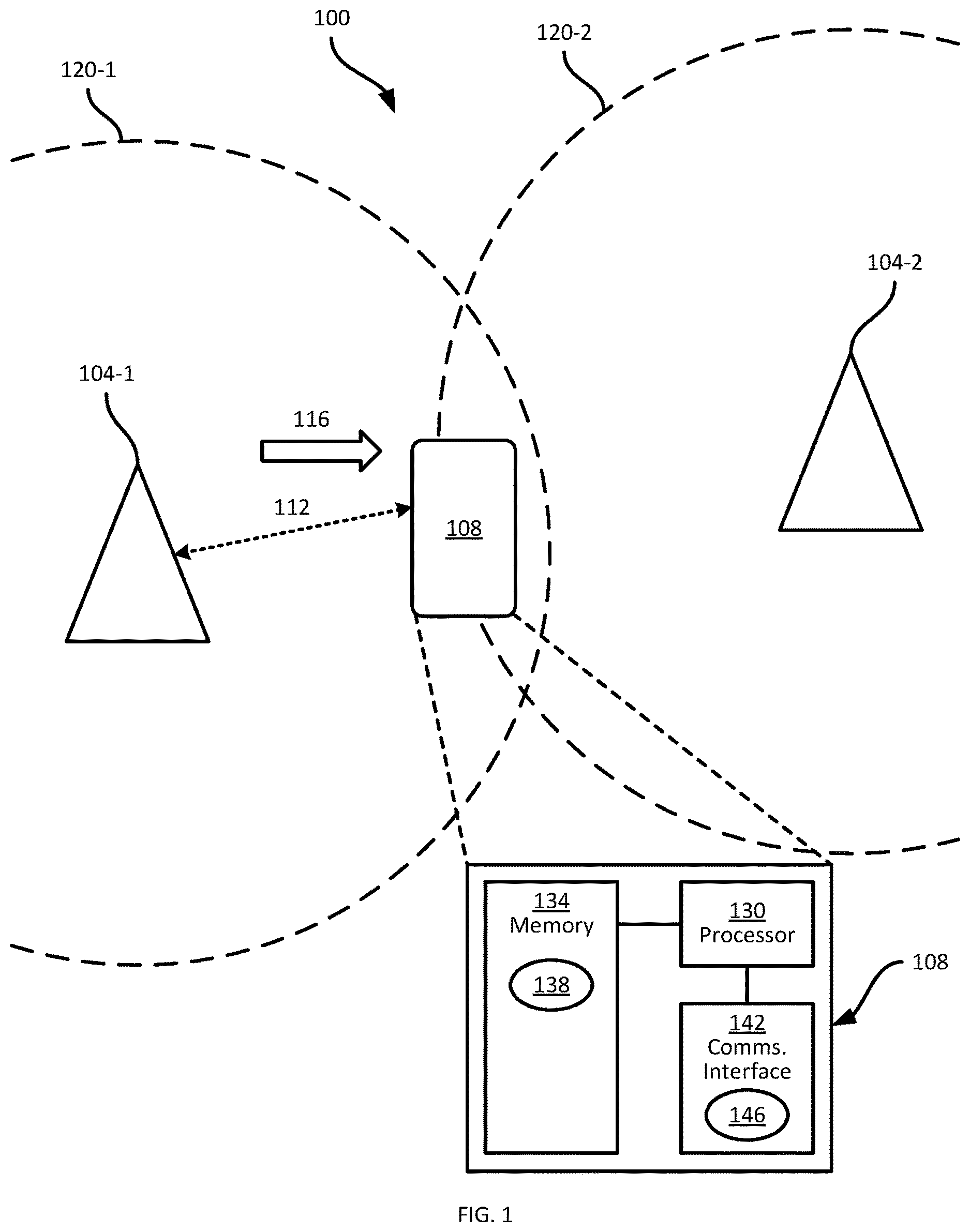 Patent US12621130 — Base station state detection for client computing devices — Figure 1