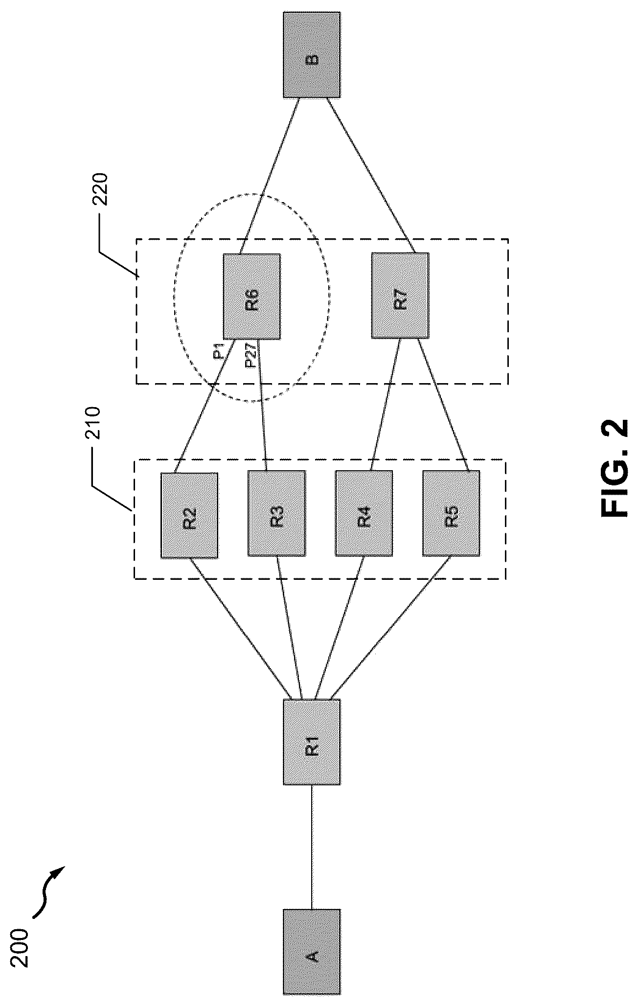 Patent US12621245 Figure 2 – Centralized aggregated elephant flow detection and management