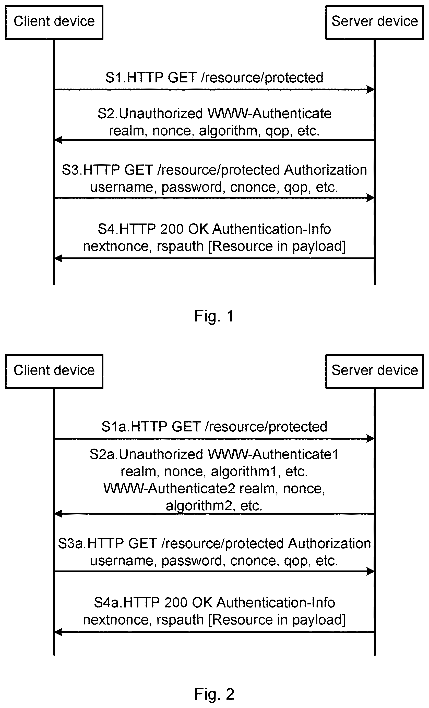 Patent US12621300 — Digest access authentication for a client device — Figure 1