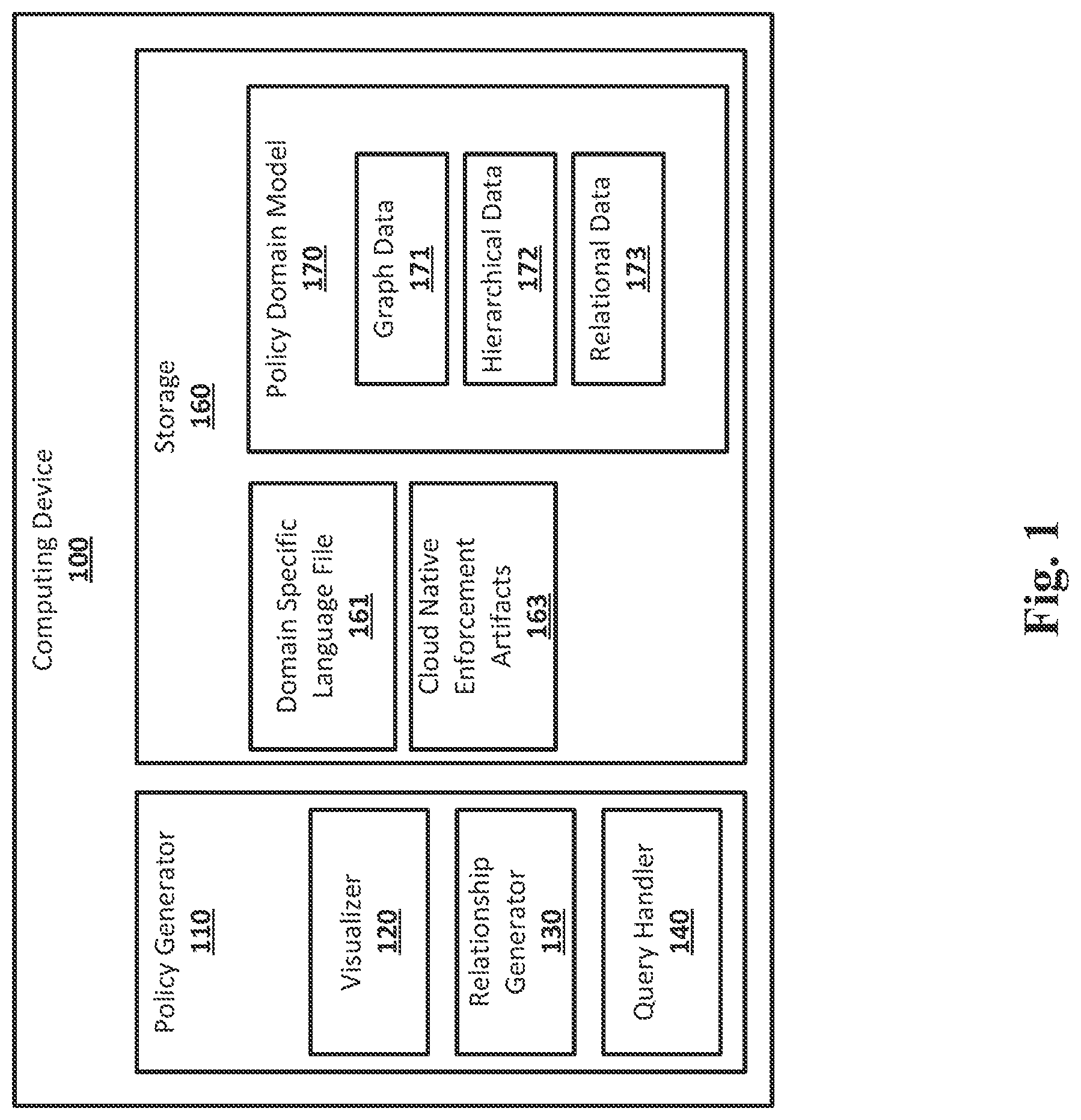 Patent US12621348 Figure 1 – Network security policy management