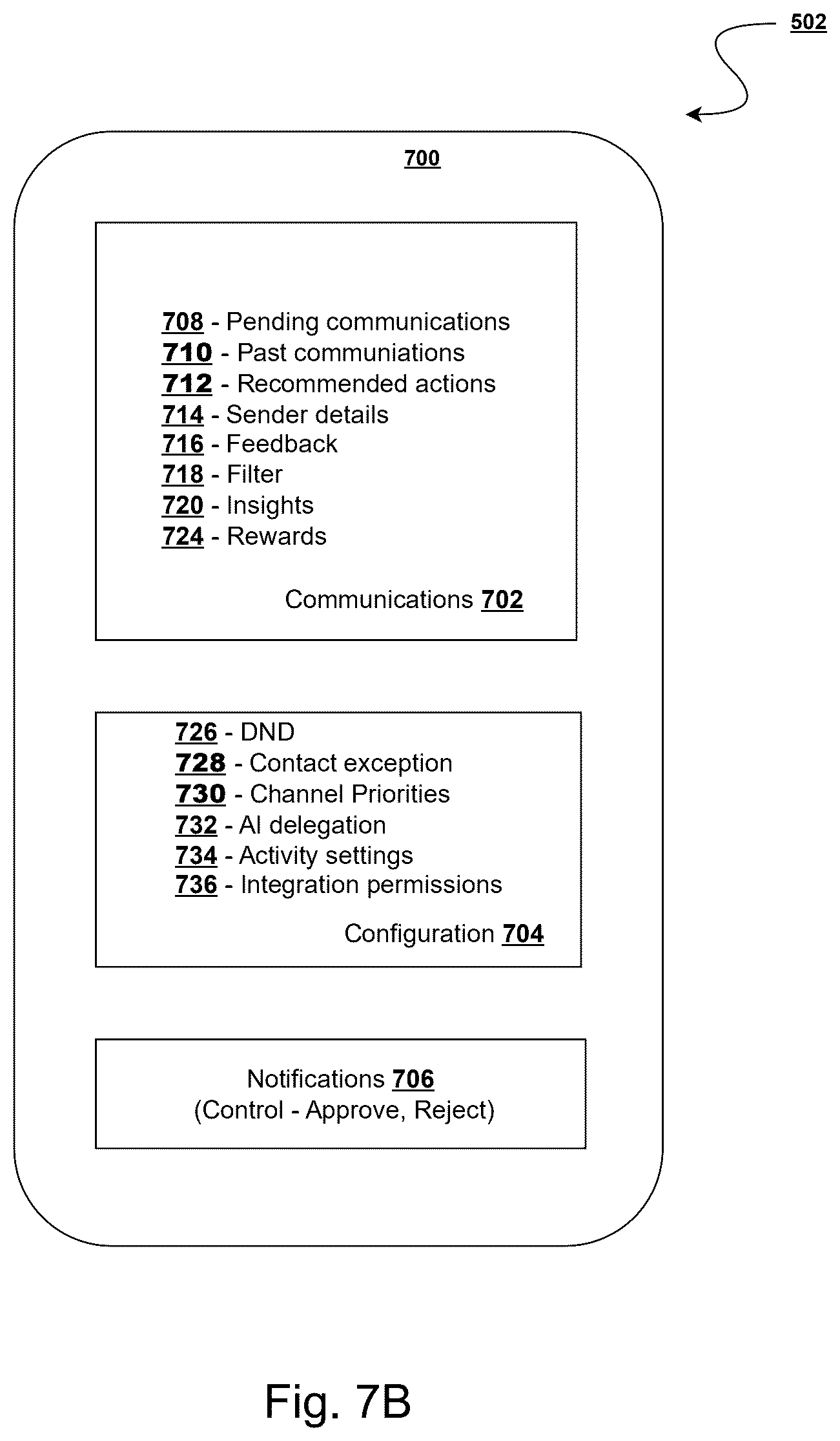 Patent US12621354 Figure 8 – System and method for communication validation and multi-attribute trust scoring through cross-network intelligence correlation