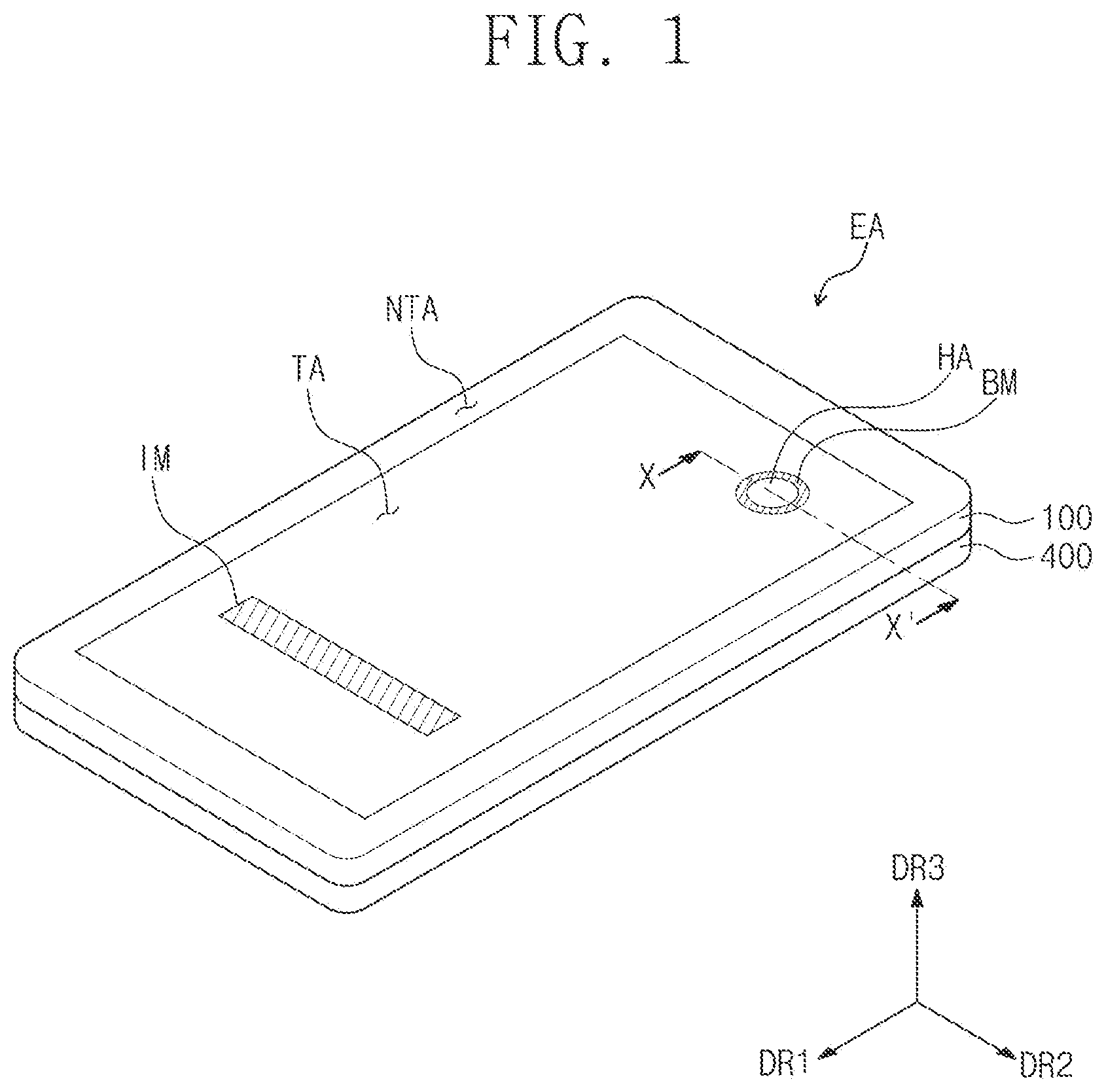 Patent US12621380 — Display device — Figure 1