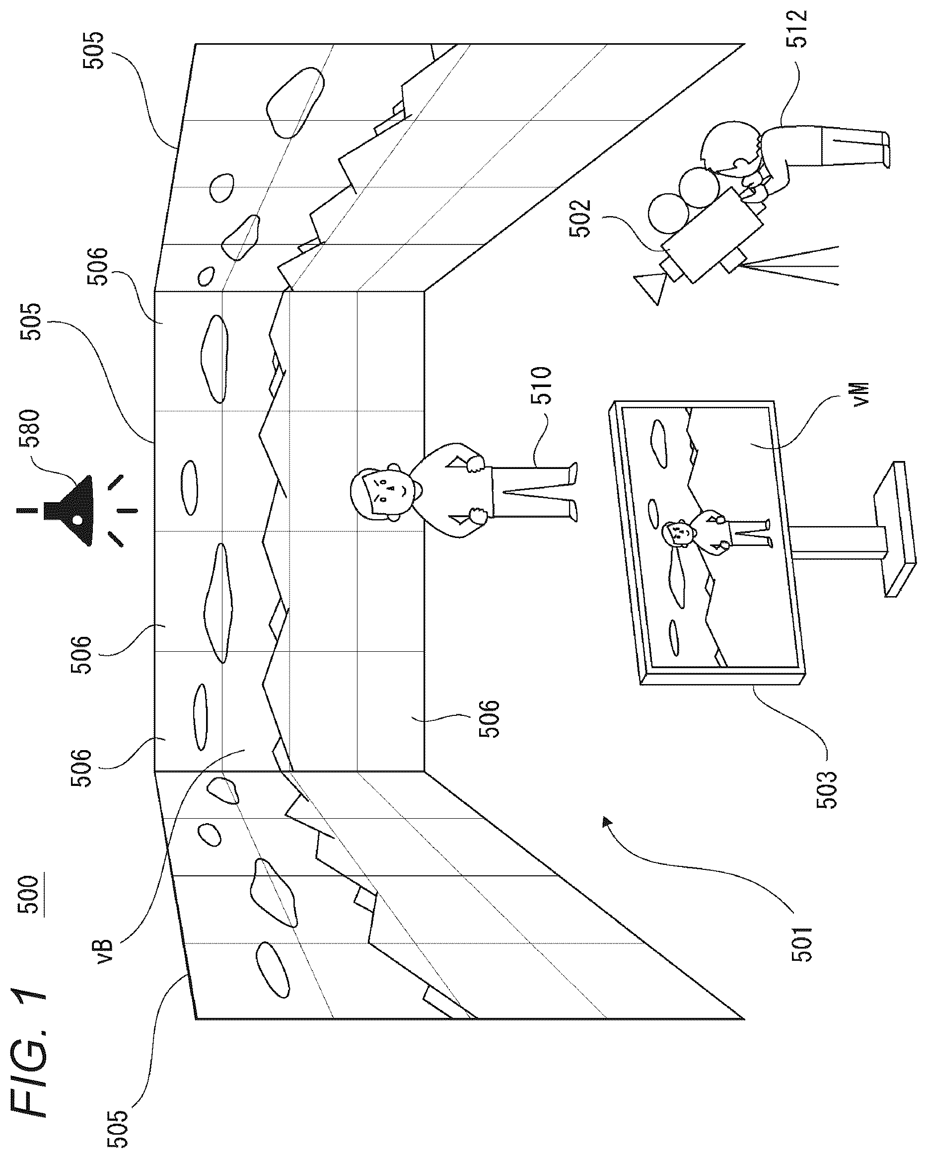 Patent US12621404 — Information processing device, video processing method, and program — Figure 1