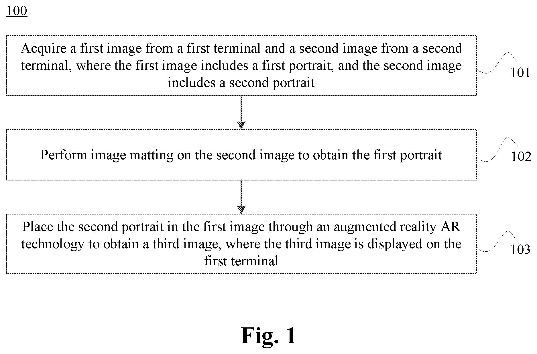 Patent US12621408 — Image processing method and apparatus, and electronic device, and computer readable medium — Figure 1