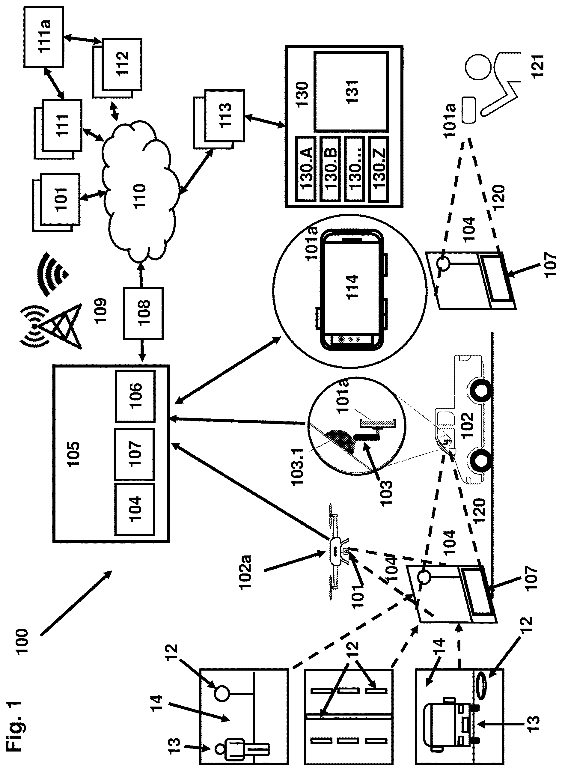 Patent US12621414 — Identifying, recording and assessing geospatial assets with data collection, image processing, and selective pruning — Figure 1