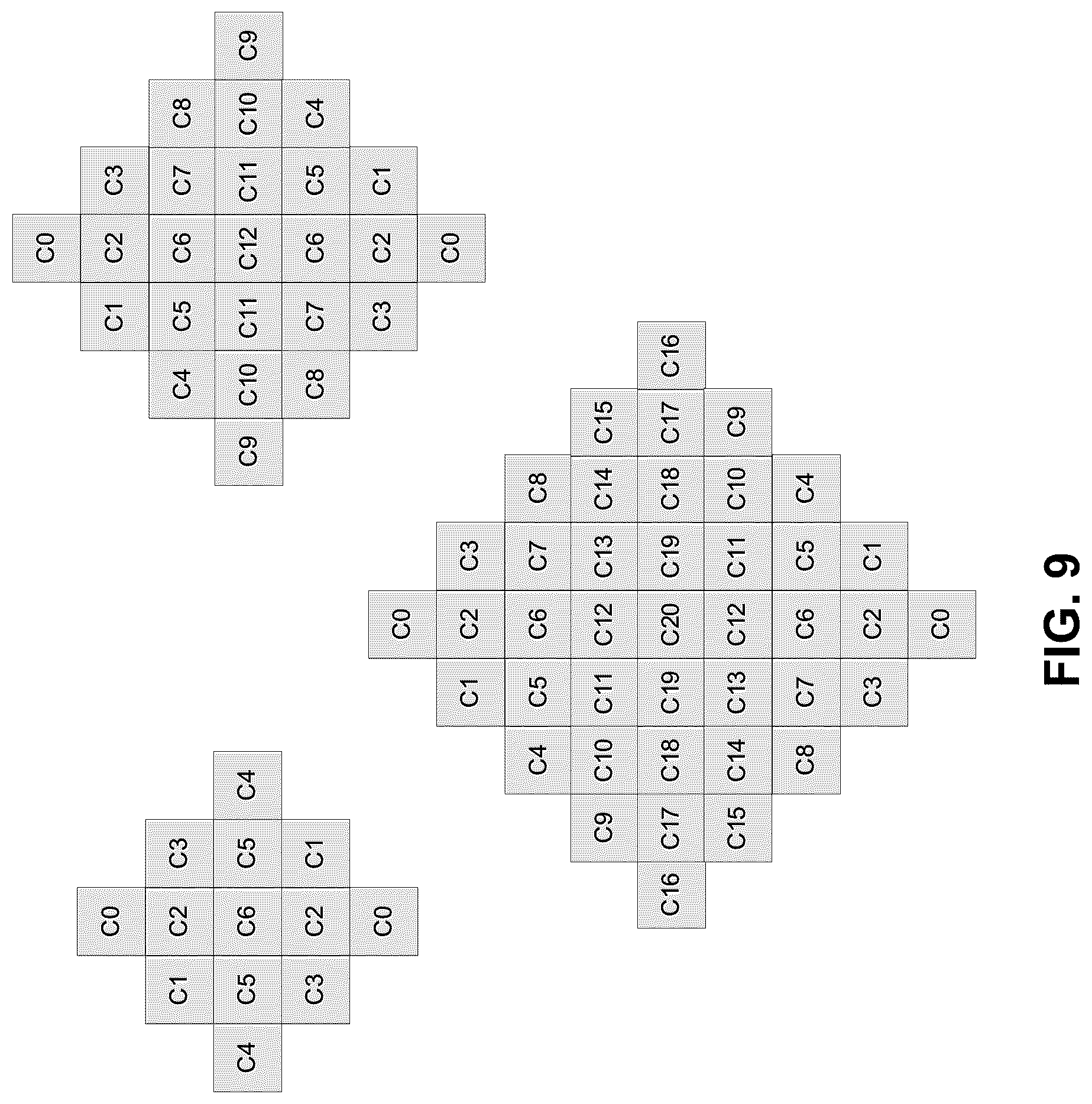 Patent US12621445 Figure 9 – Sample determination for adaptive loop filtering