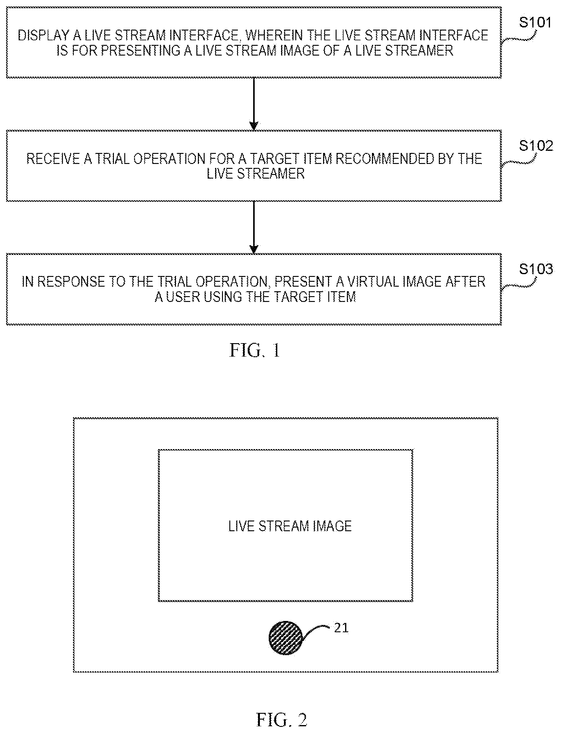 Patent US12621542 — Method, apparatus, electronic device and storage medium for item presenting — Figure 1