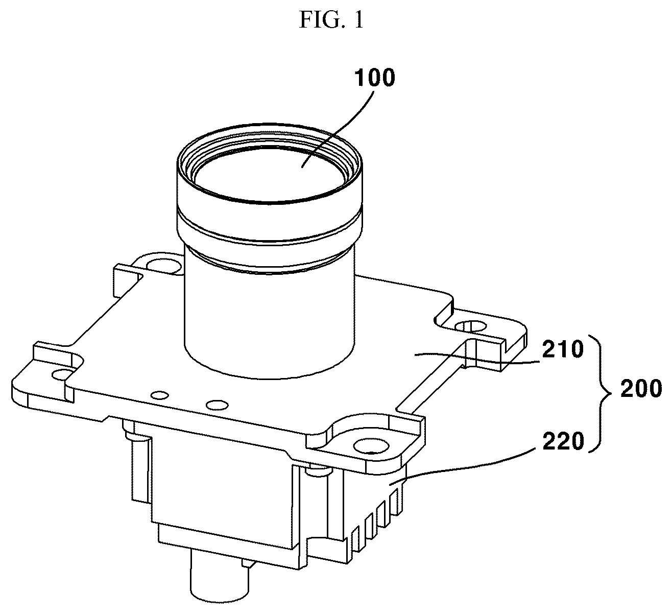 Patent US12621550 Figure 1 – Camera module