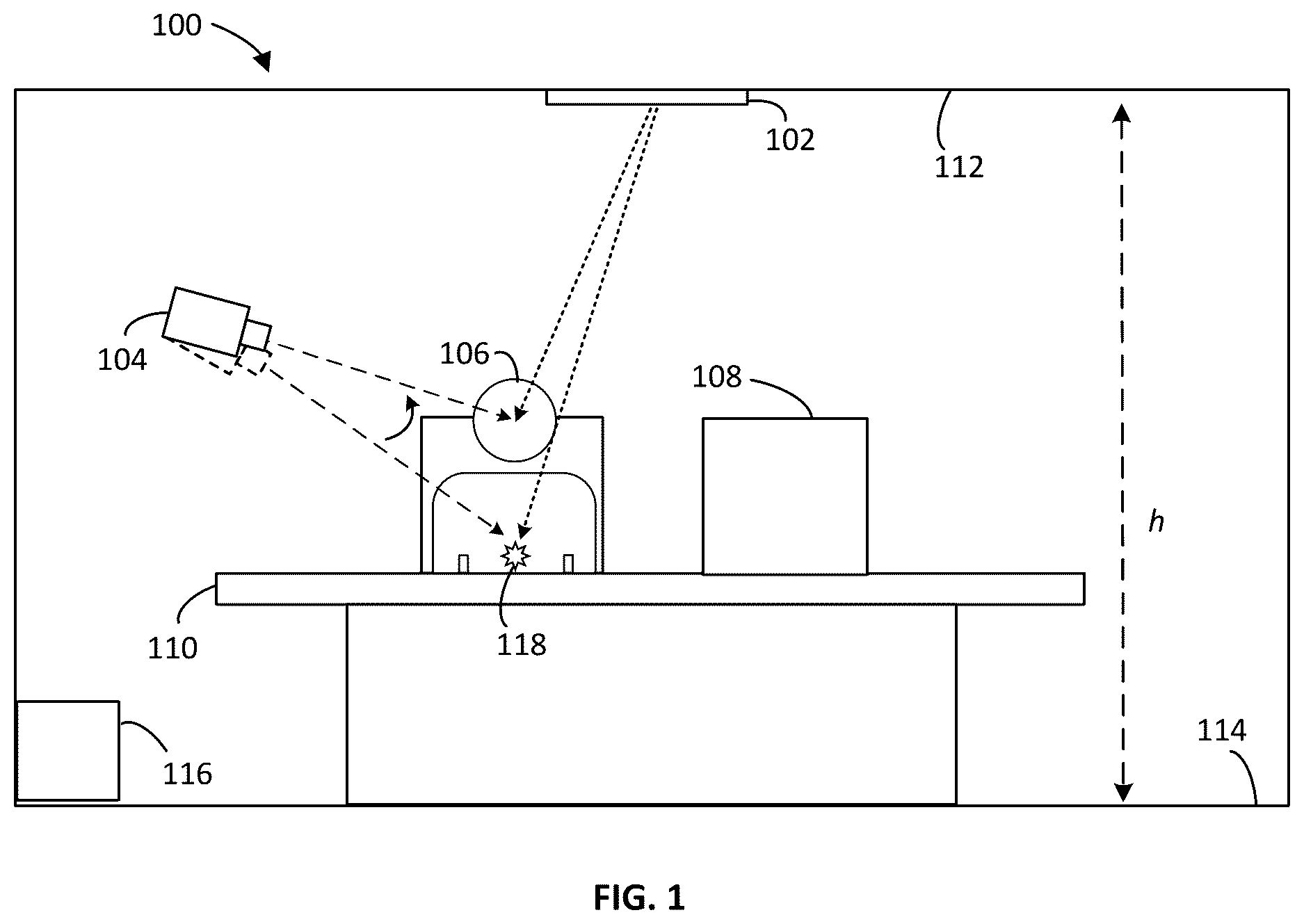 Patent US12621572 — Systems and methods for talker tracking and camera positioning in the presence of acoustic reflections — Figure 1