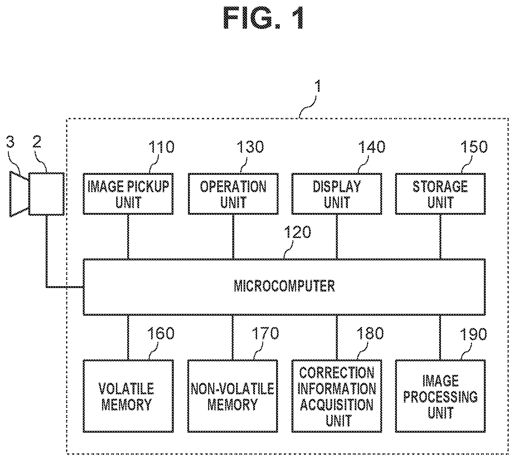 Patent US12621577 — Apparatus, optical apparatus, image pickup method, and non-transitory computer-readable storage medium for correcting aberration and density unevenness among a plurality of images — Figure 1