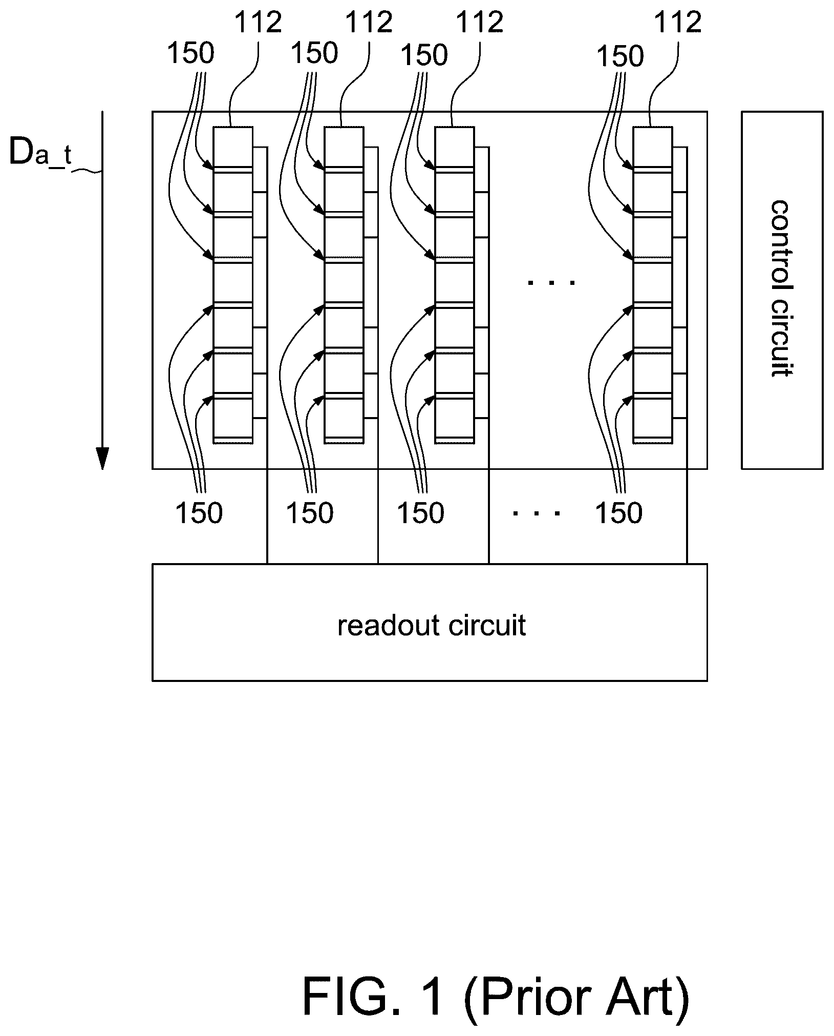 Patent US12621585 — Time delay integration sensor with in-pixel time delay integration — Figure 1
