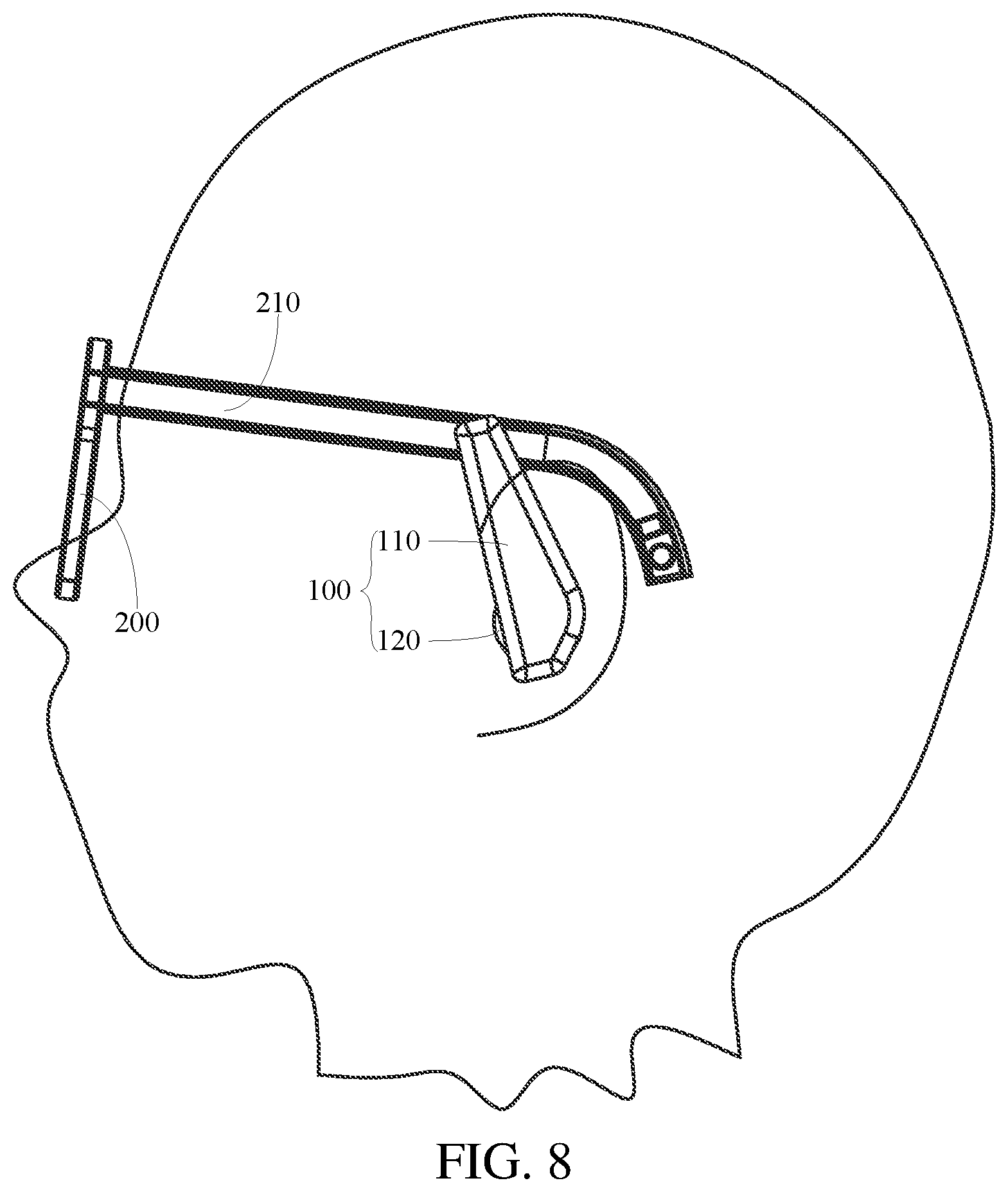 Patent US12621597 Figure 7 – Wearable device assembly