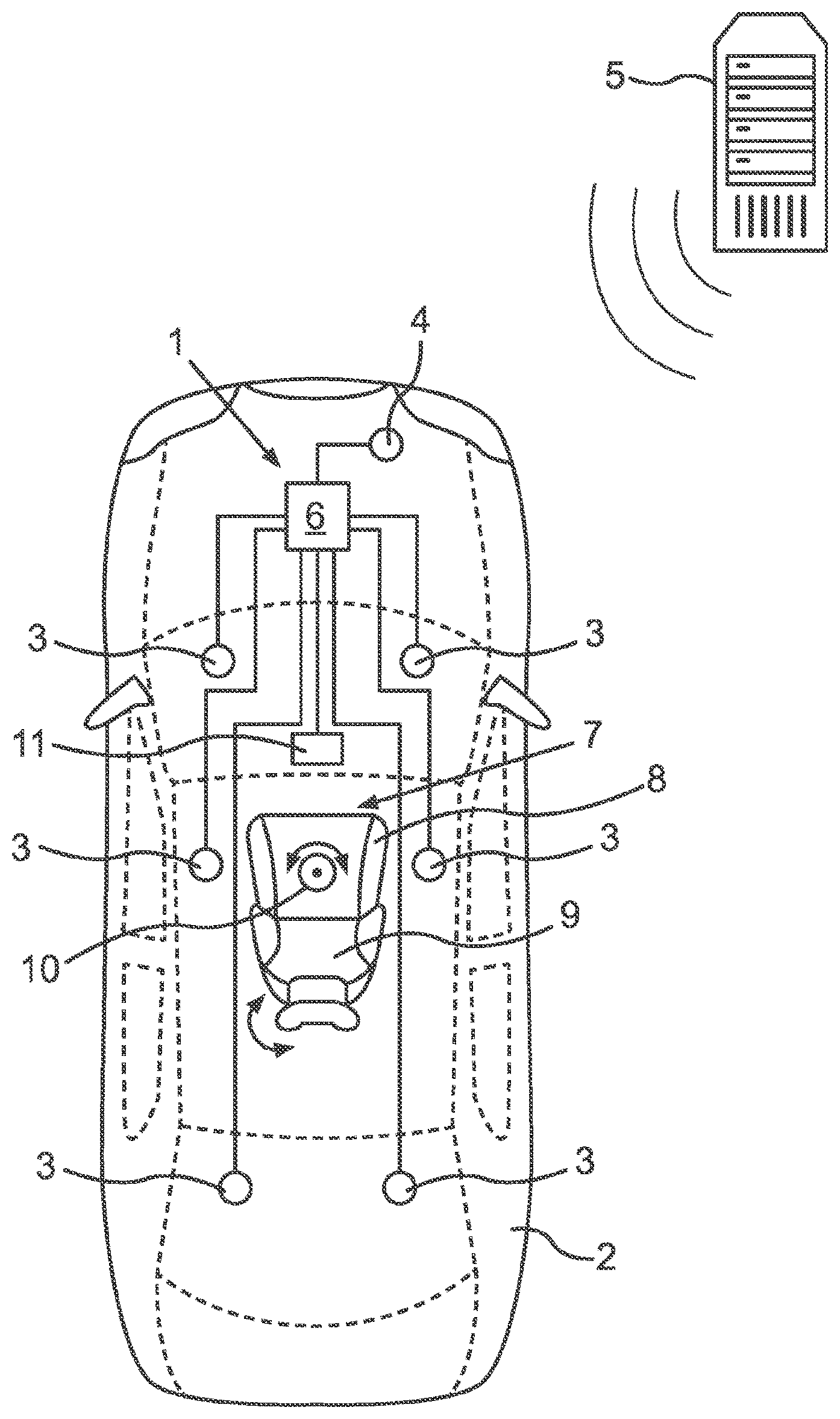 Patent US12621607 Figure 1 – Operating acoustic signal transmitters of a motor vehicle