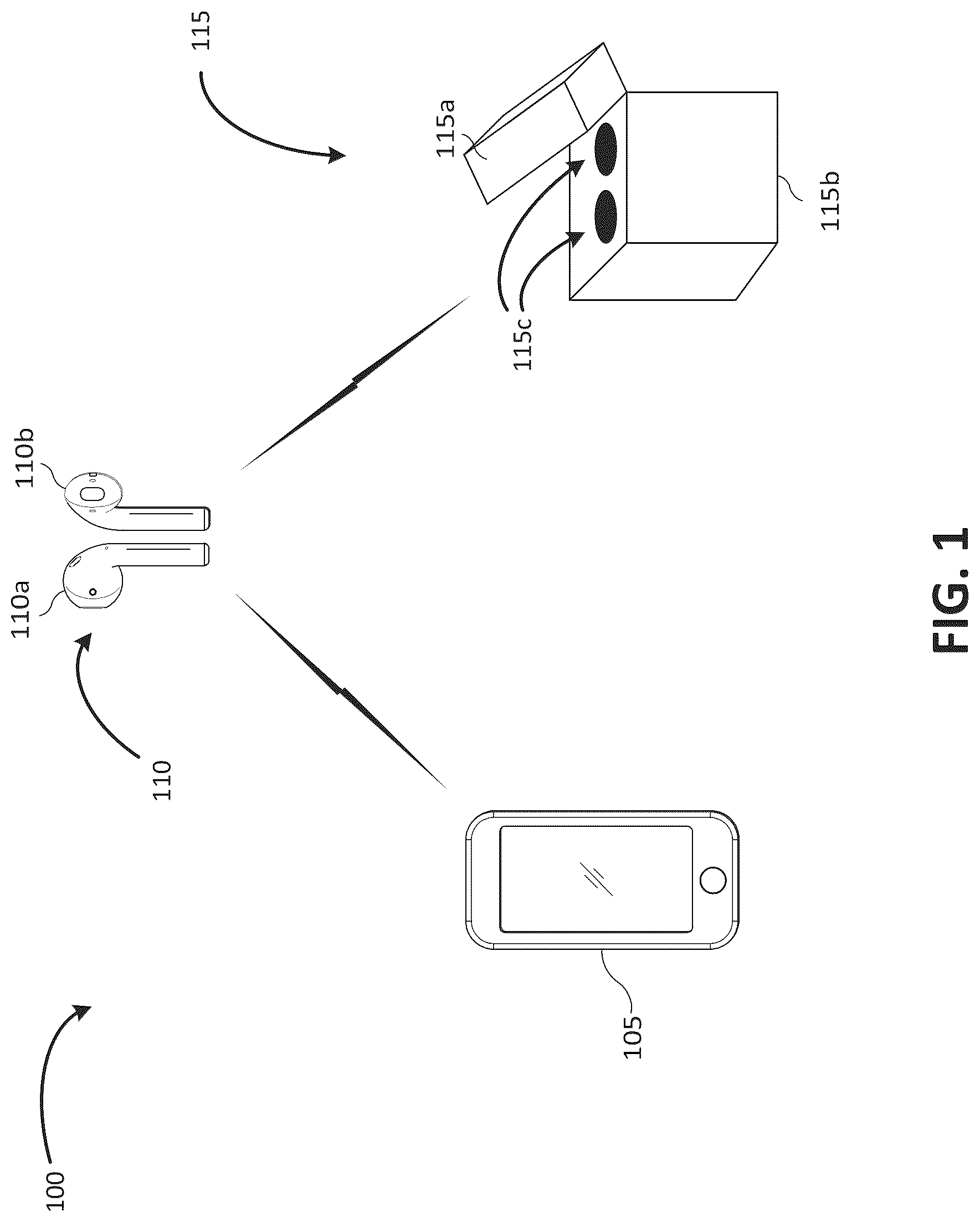 Patent US12621644 — Wireless accessory advertisements — Figure 1