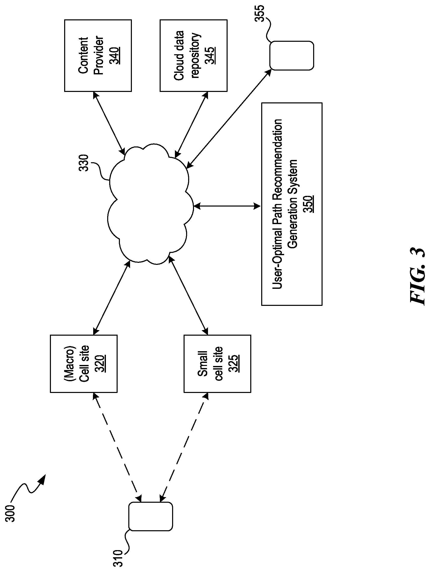 Patent US12621681 Figure 3 – Identifying telecommunications network performance on roadways