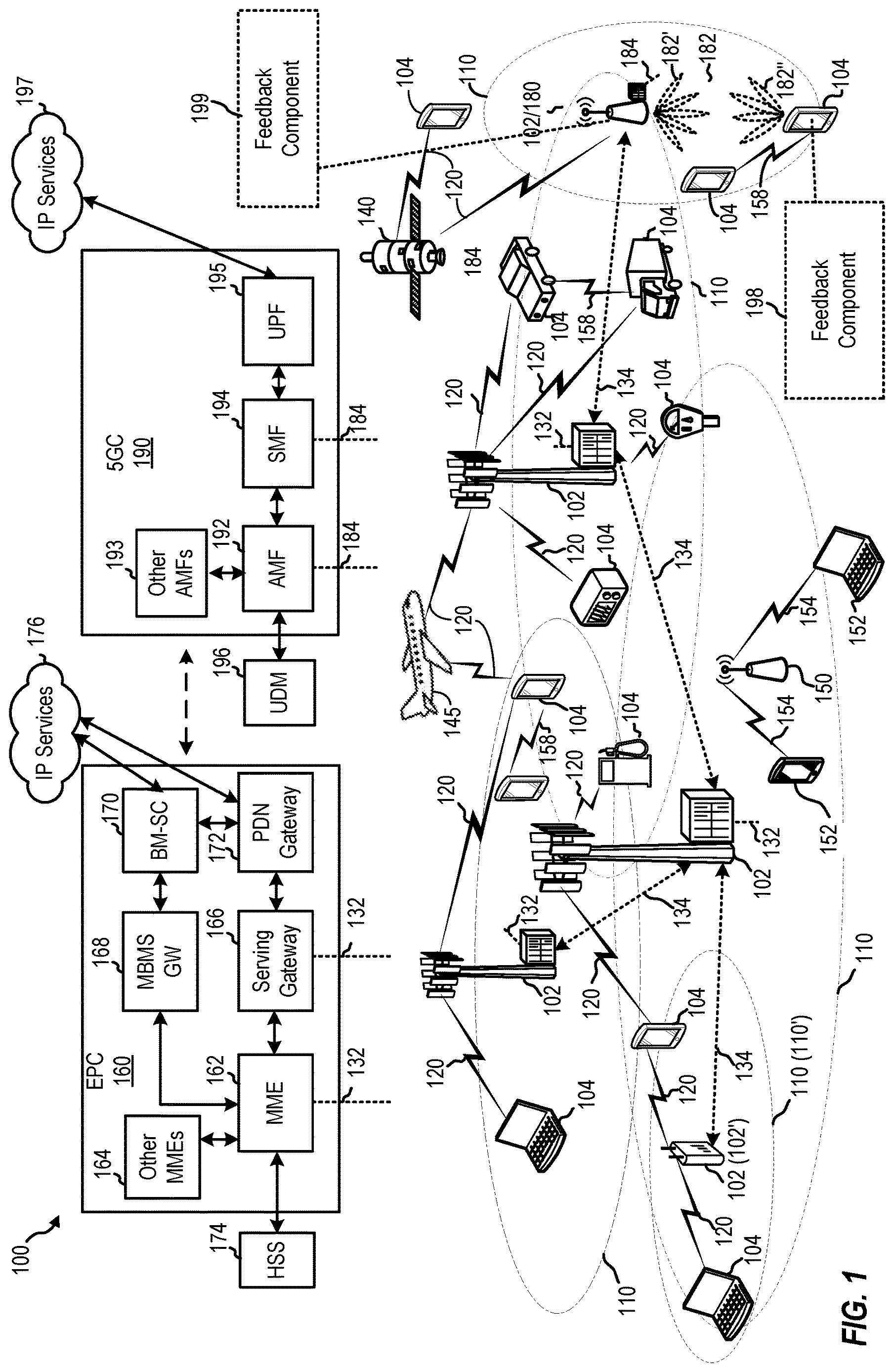 Patent US12621721 — Sidelink feedback management during a same channel co-existence — Figure 1