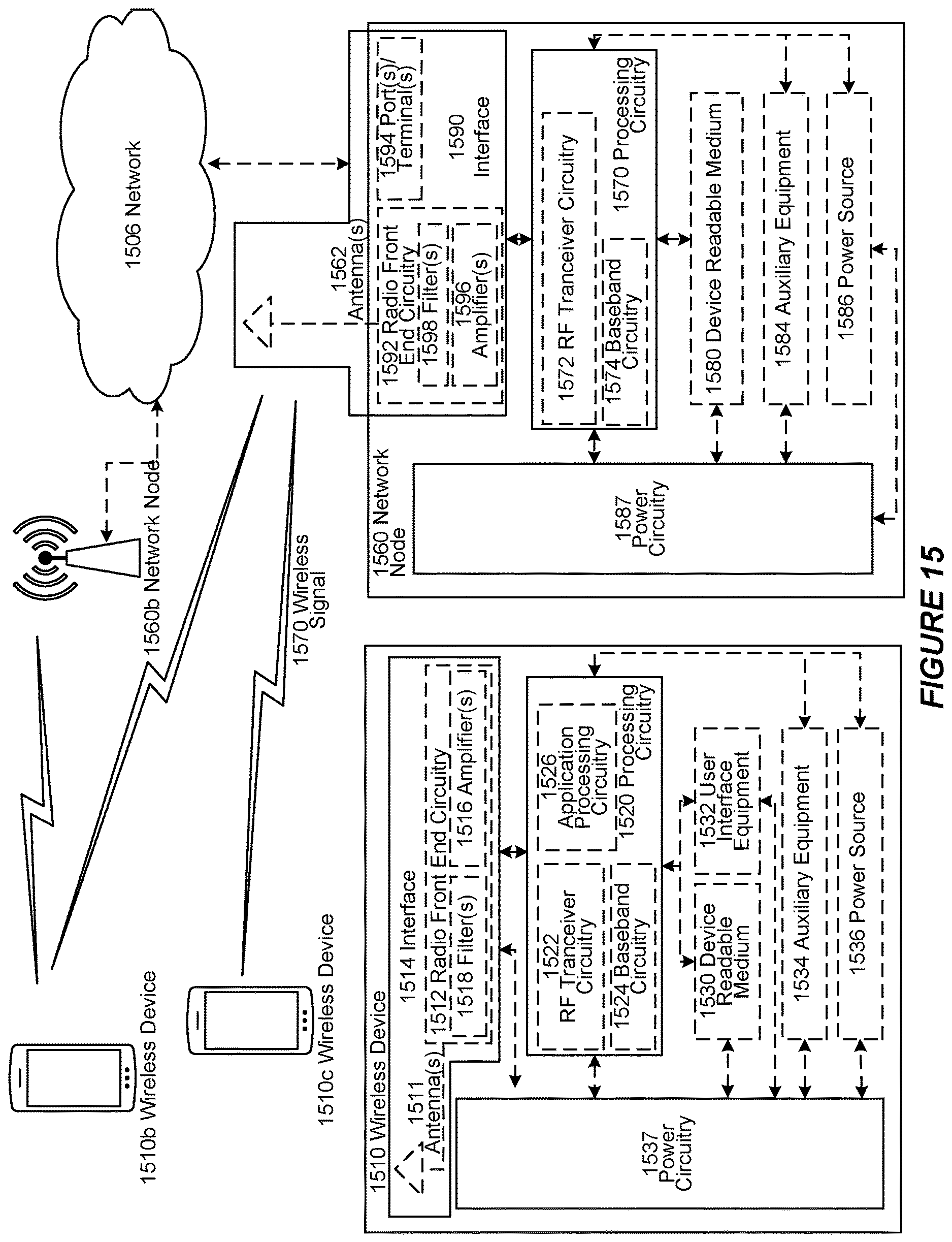 Patent US12621814 Figure 15 – Bandwidth part operation in a wireless communication network