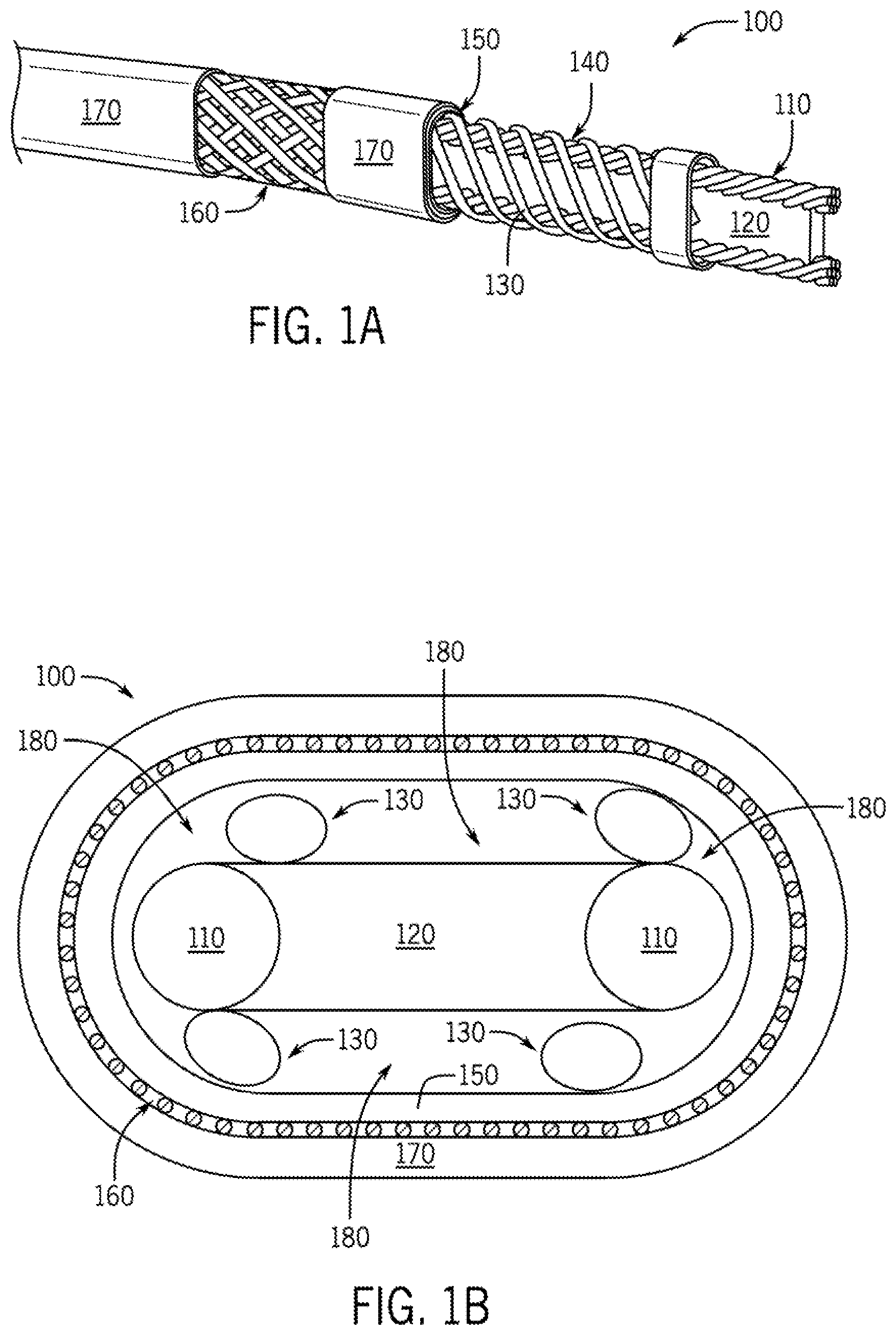 Patent US12621908 — Self-regulating heater cable with buffer layer — Figure 1