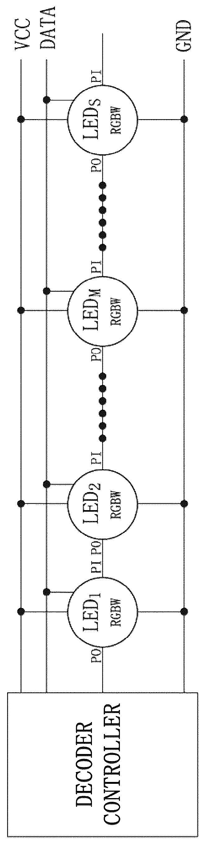 Patent US12621911 — Control system and control method for LED string light source — Figure 1
