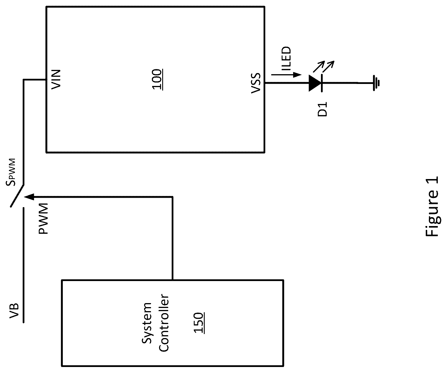 Patent US12621913 — LED current overshoot reduction apparatus and method — Figure 1