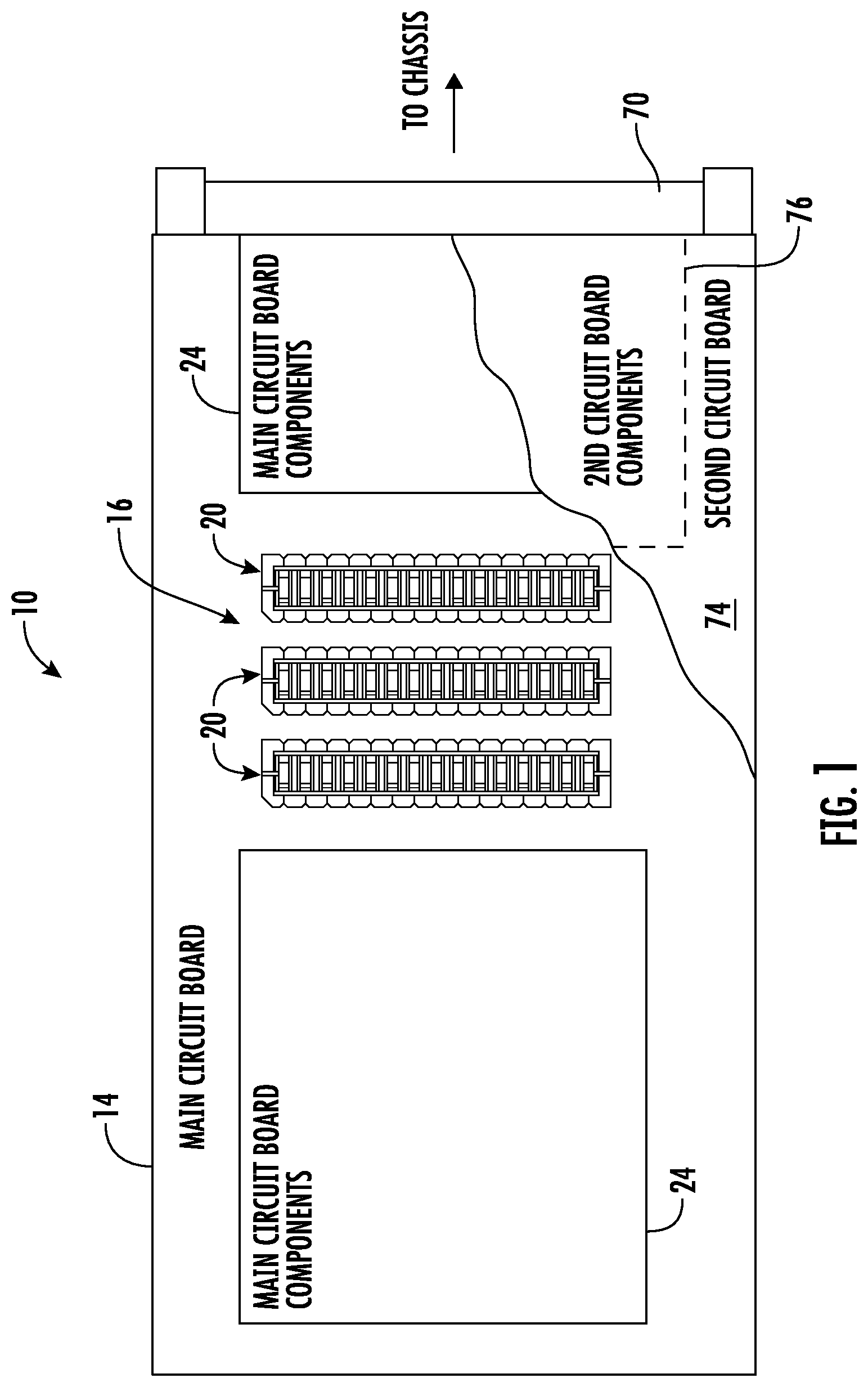Patent US12621934 — Electronic circuit device having closed-core inductors in side-by-side relation and associated methods — Figure 1