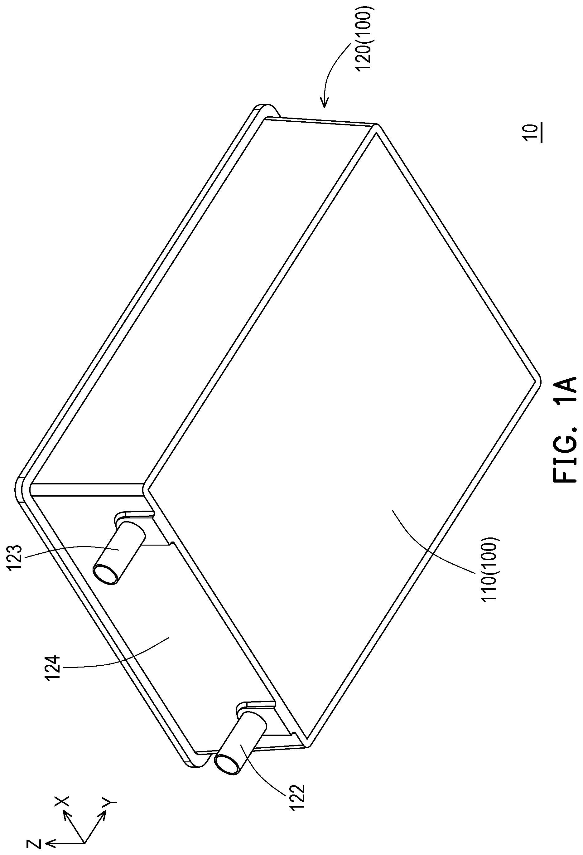 Patent US12621966 — Heat dissipation structure and vehicle charging device — Figure 1