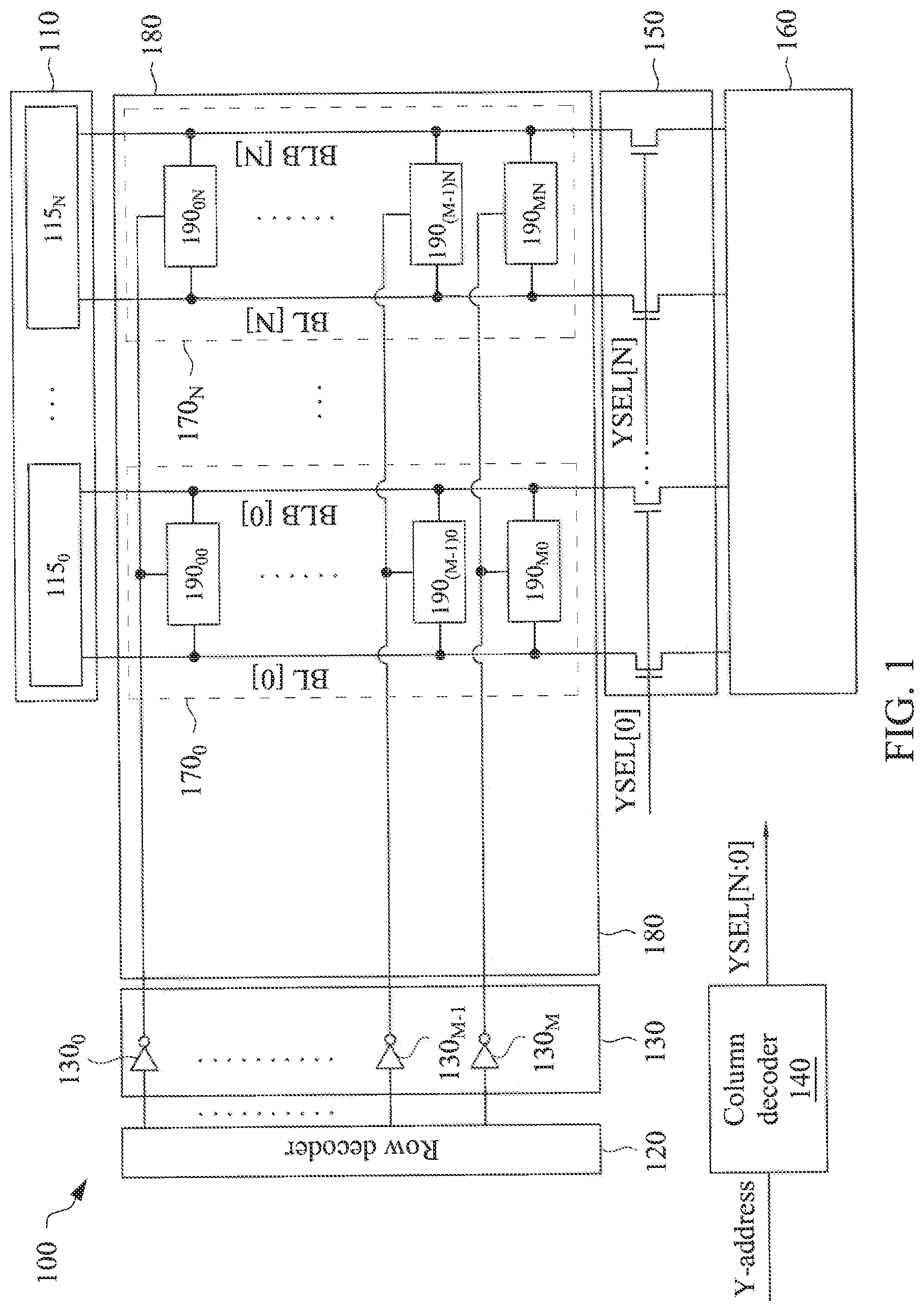 Patent US12621975 — Static random access memory with pre-charge circuit — Figure 1