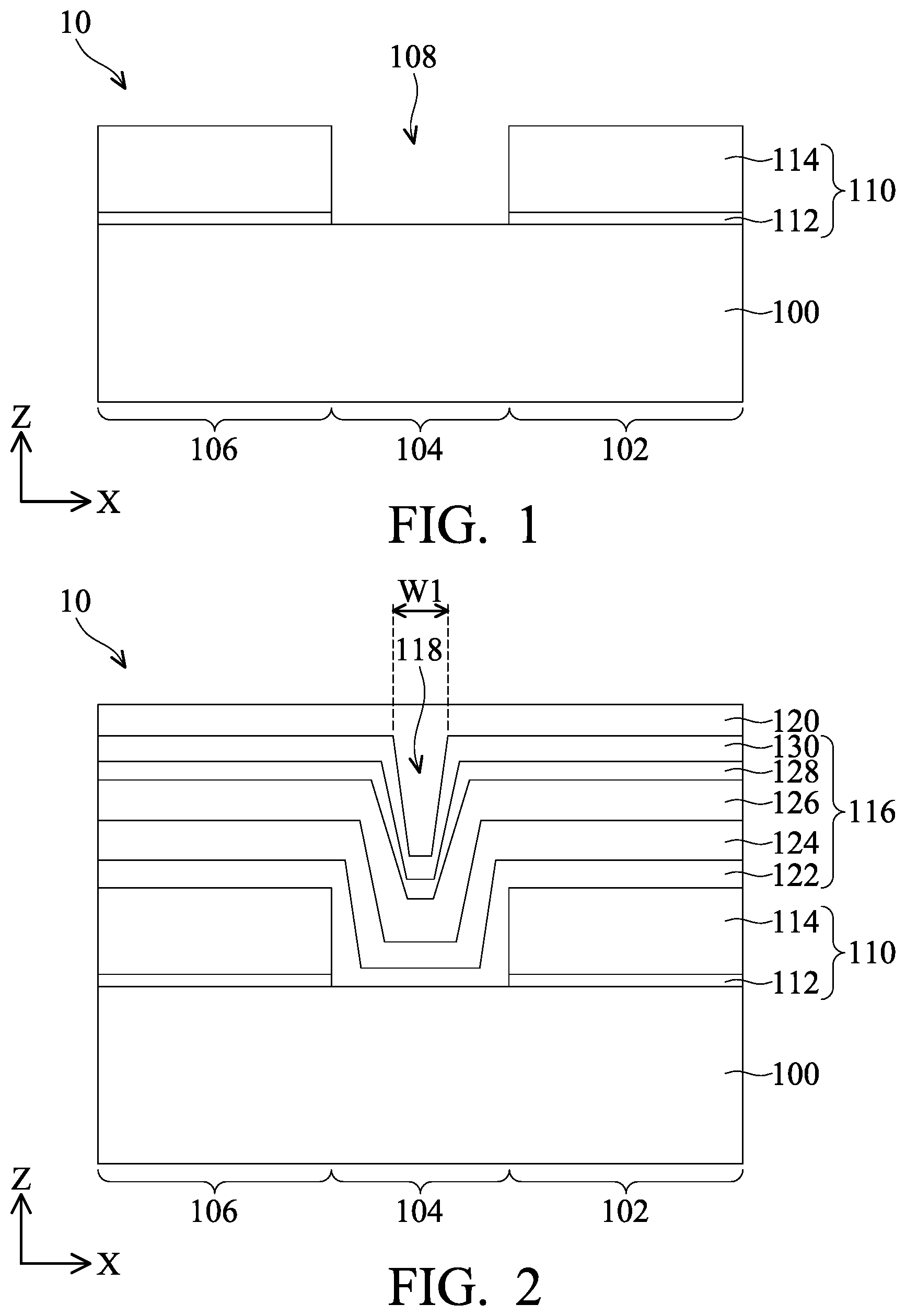 Patent US12621991 — Semiconductor structure and method of forming the same — Figure 1