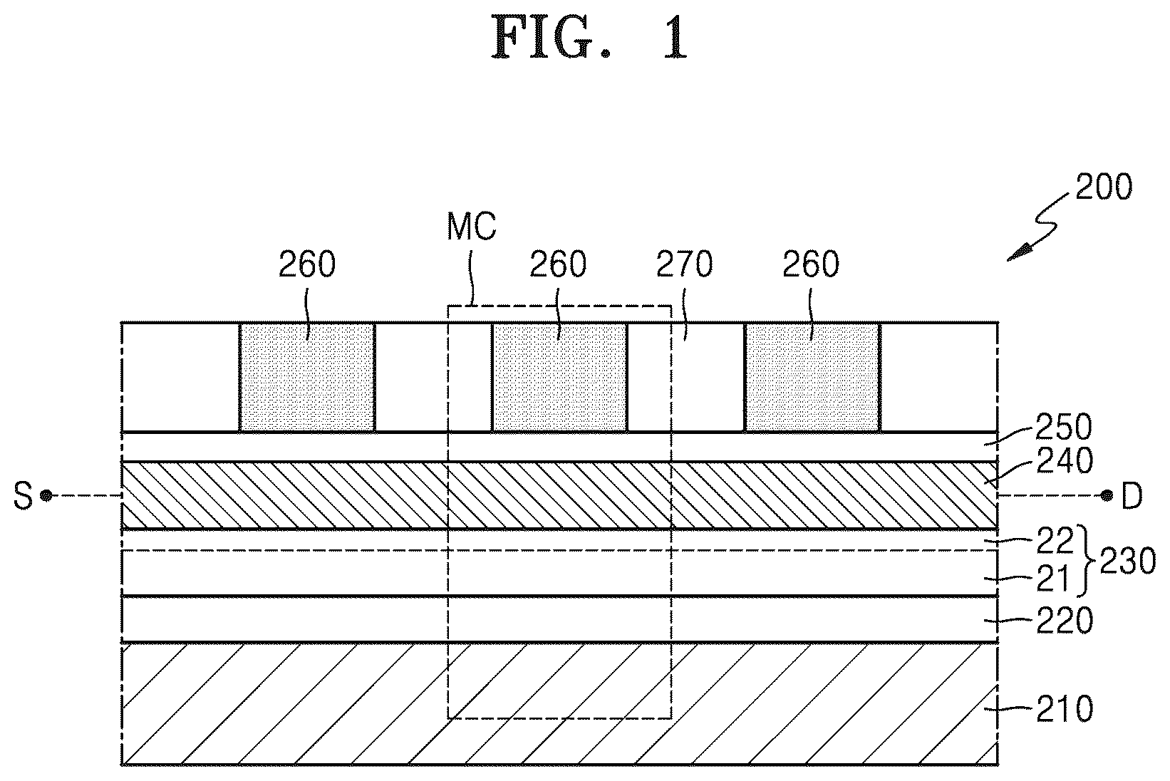 Patent US12621999 — Variable resistance memory device — Figure 1