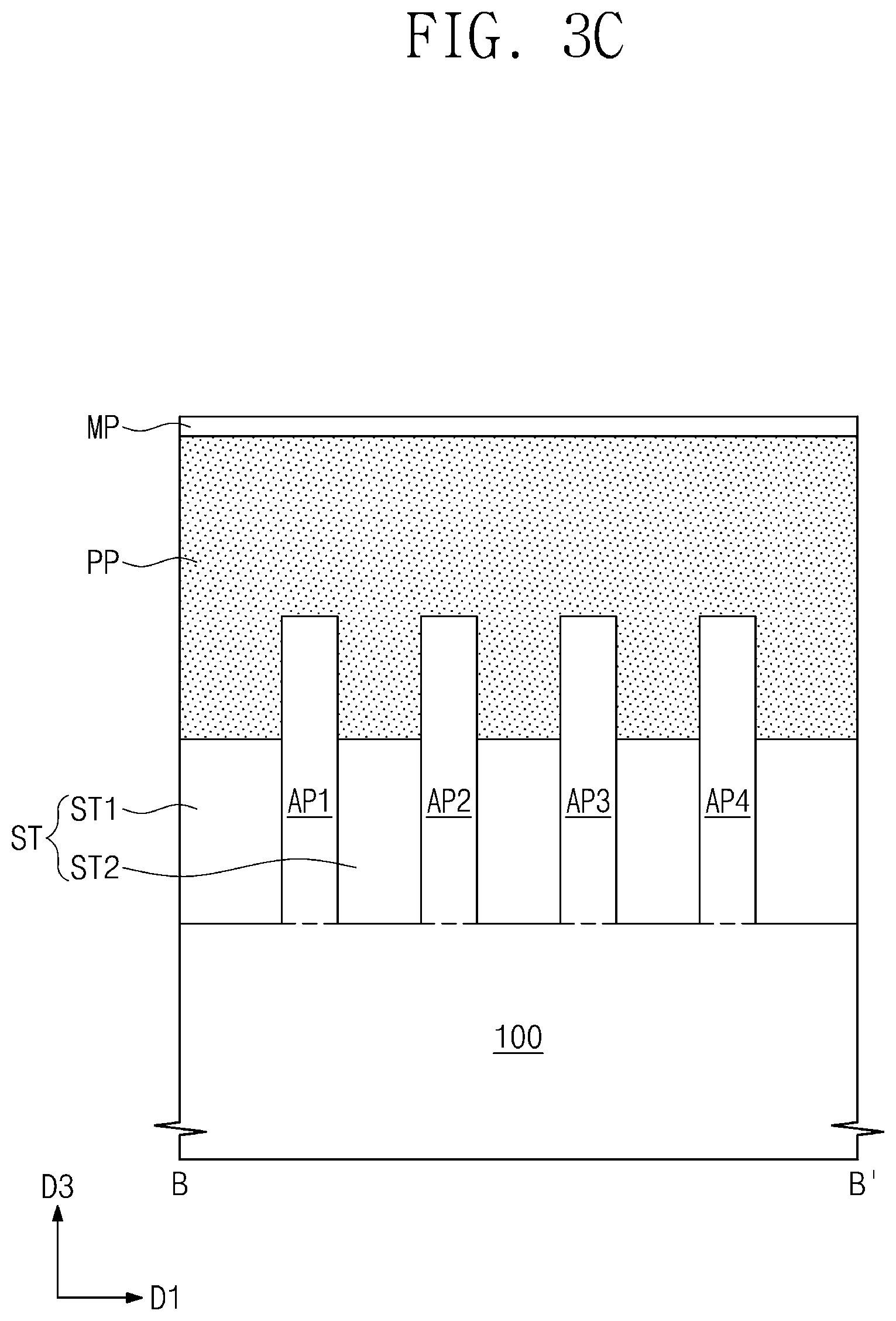 Patent US12622015 Figure 9 – Semiconductor devices having variously-shaped source/drain patterns
